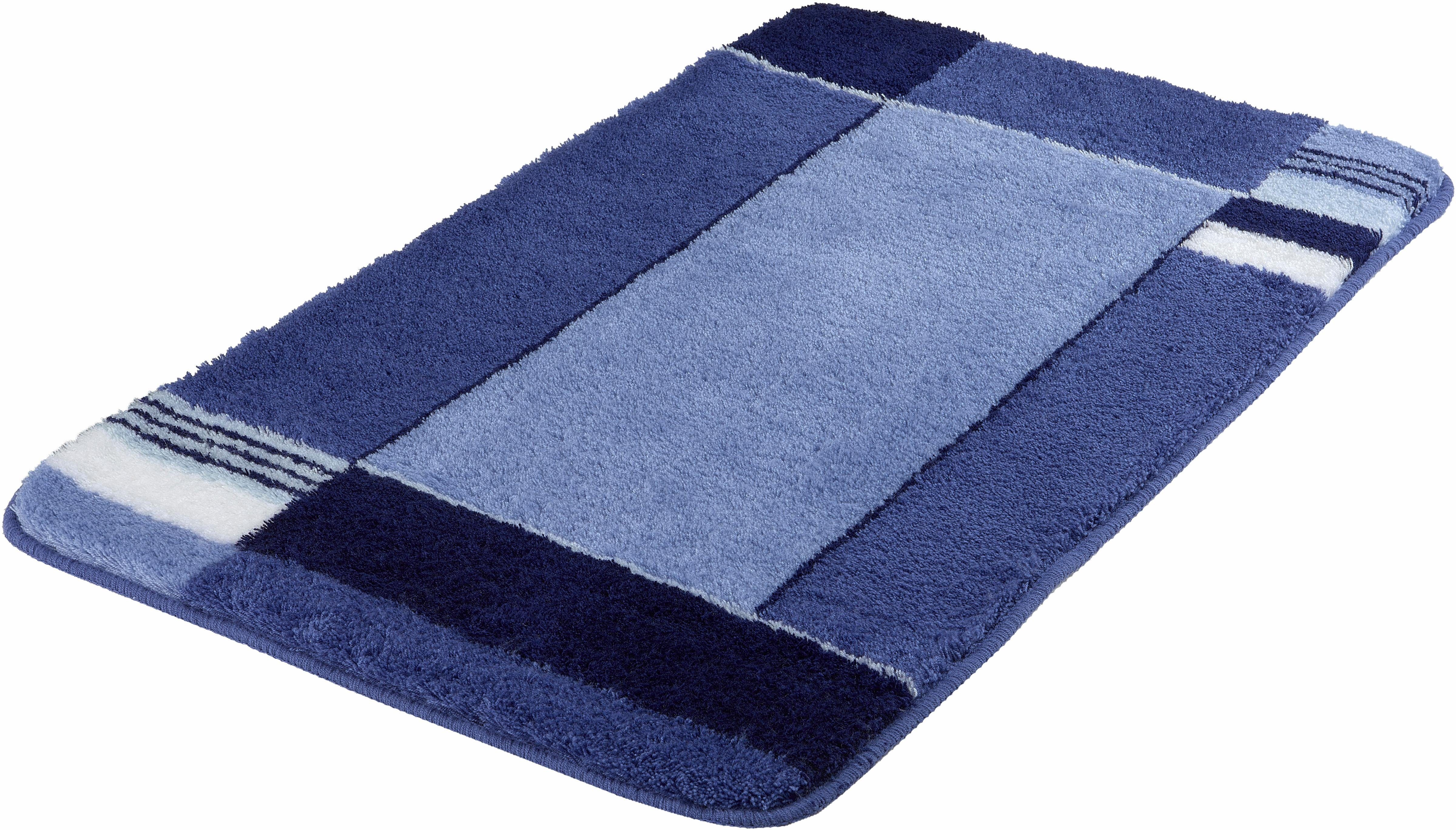Kleine Wolke Badematte Padova, Höhe 20 mm, rutschhemmend beschichtet, fußbodenheizungsgeeignet, Kunstfaser, rechteckig, Badteppich, modernes Design, mit Bordüre, Kundenliebling