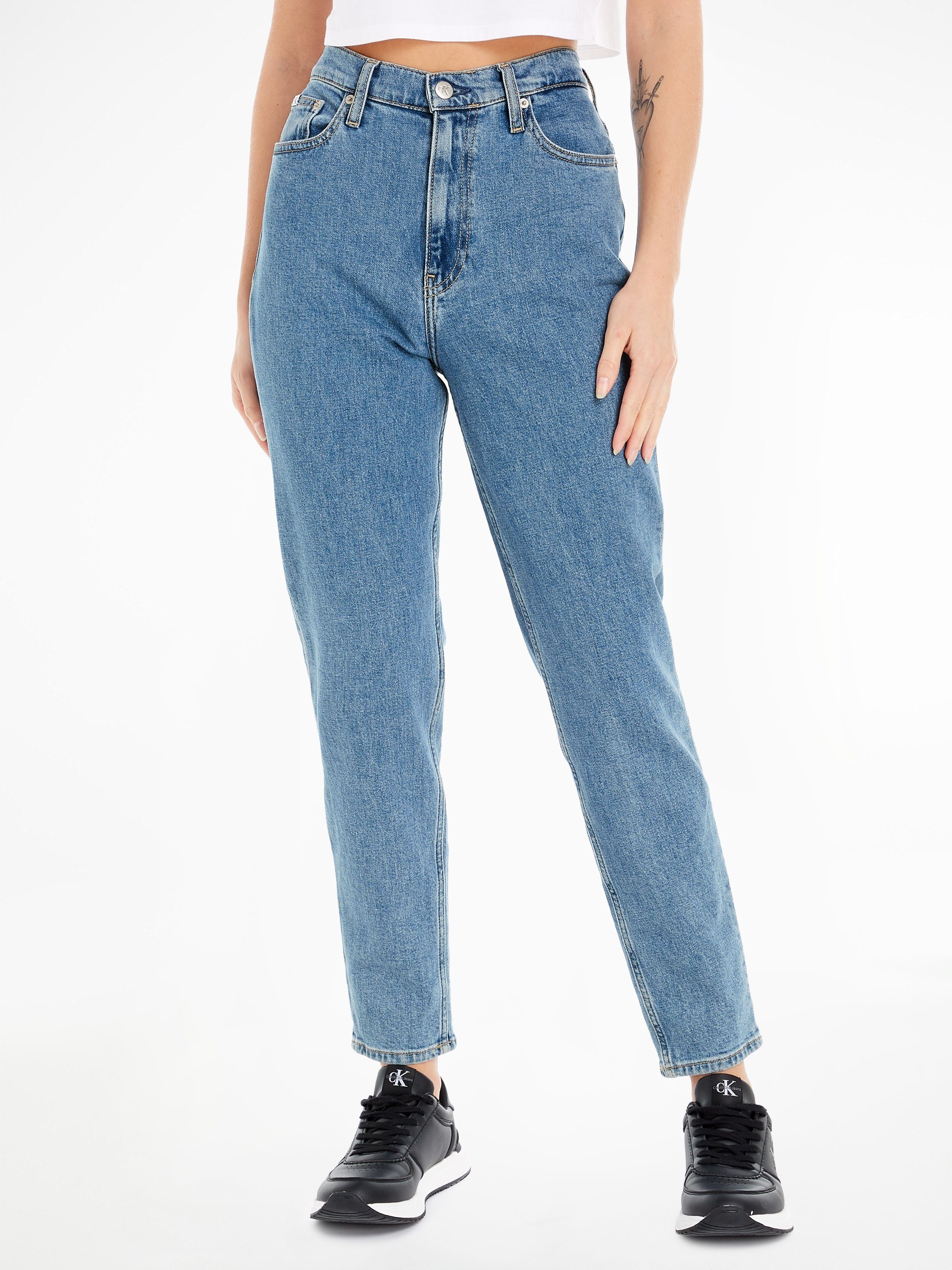 Calvin Klein Jeans Mom-Jeans "MOM JEAN", 5-Pocket-Form günstig online kaufen