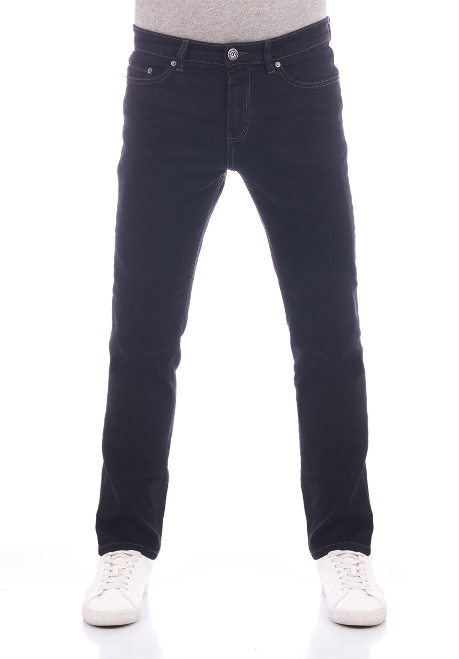 Paddock's Herren mit Stretch Pipe Slim-fit-Jeans (1219) Denim Jeanshose Hose Slim Ranger Black Fit Night
