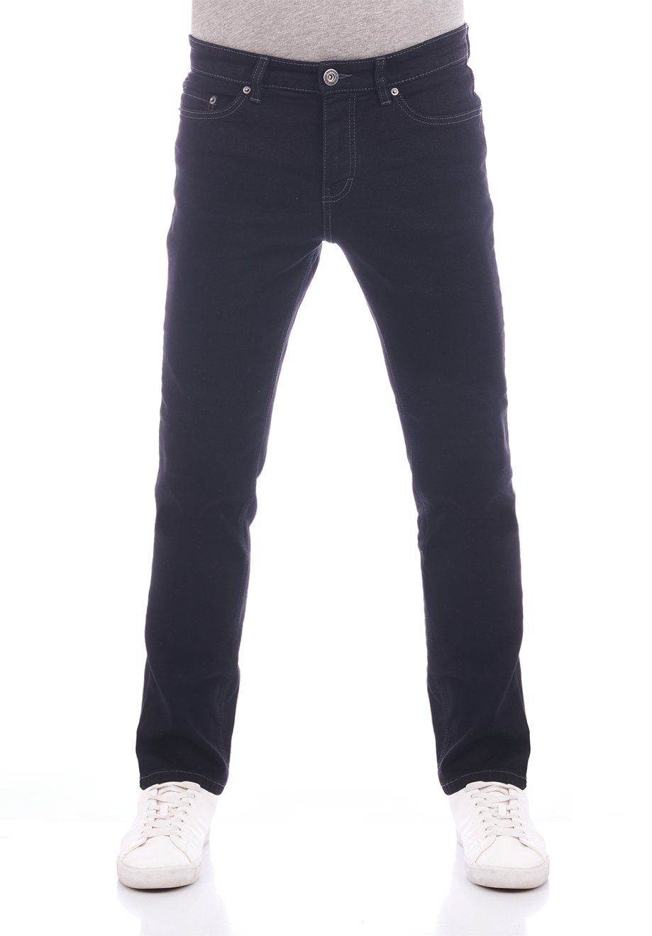 Night Slim mit Herren Hose (1219) Jeanshose Black Ranger Slim-fit-Jeans Pipe Fit Paddock's Denim Stretch