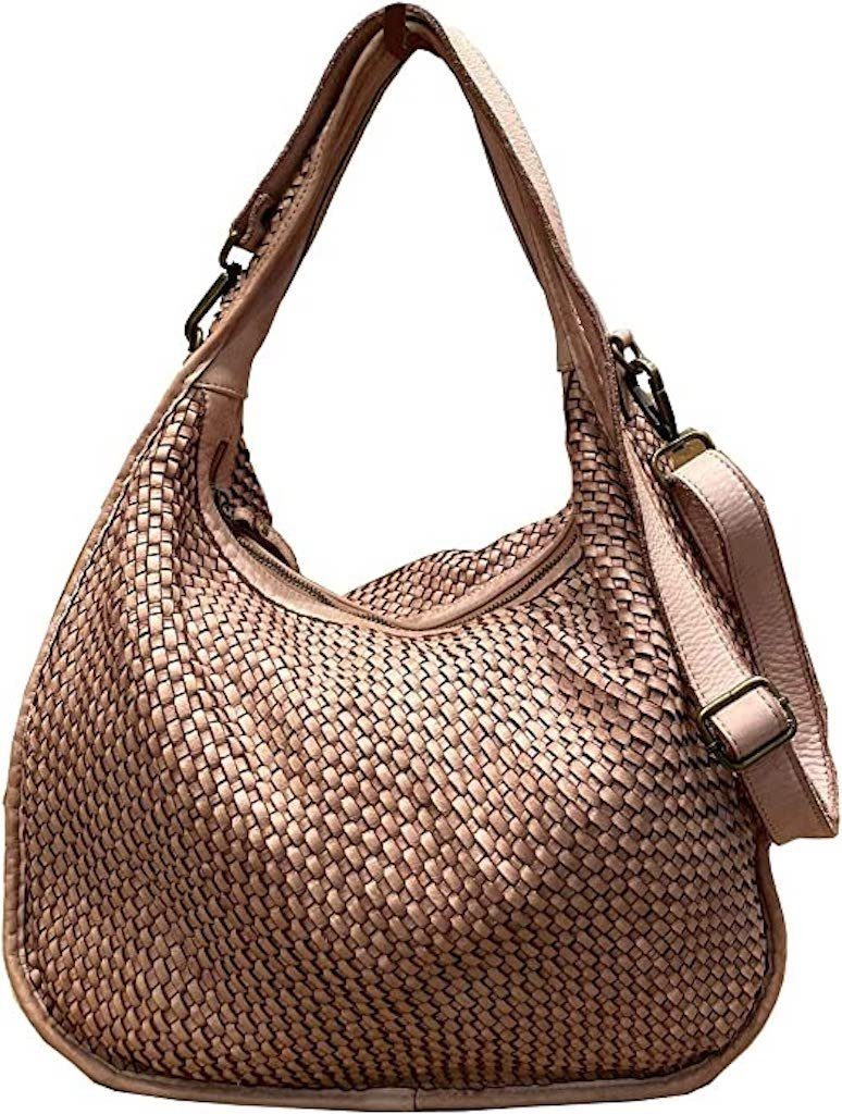 Schultertasche Sanna Italy Designer Damen Handtasche Shopper