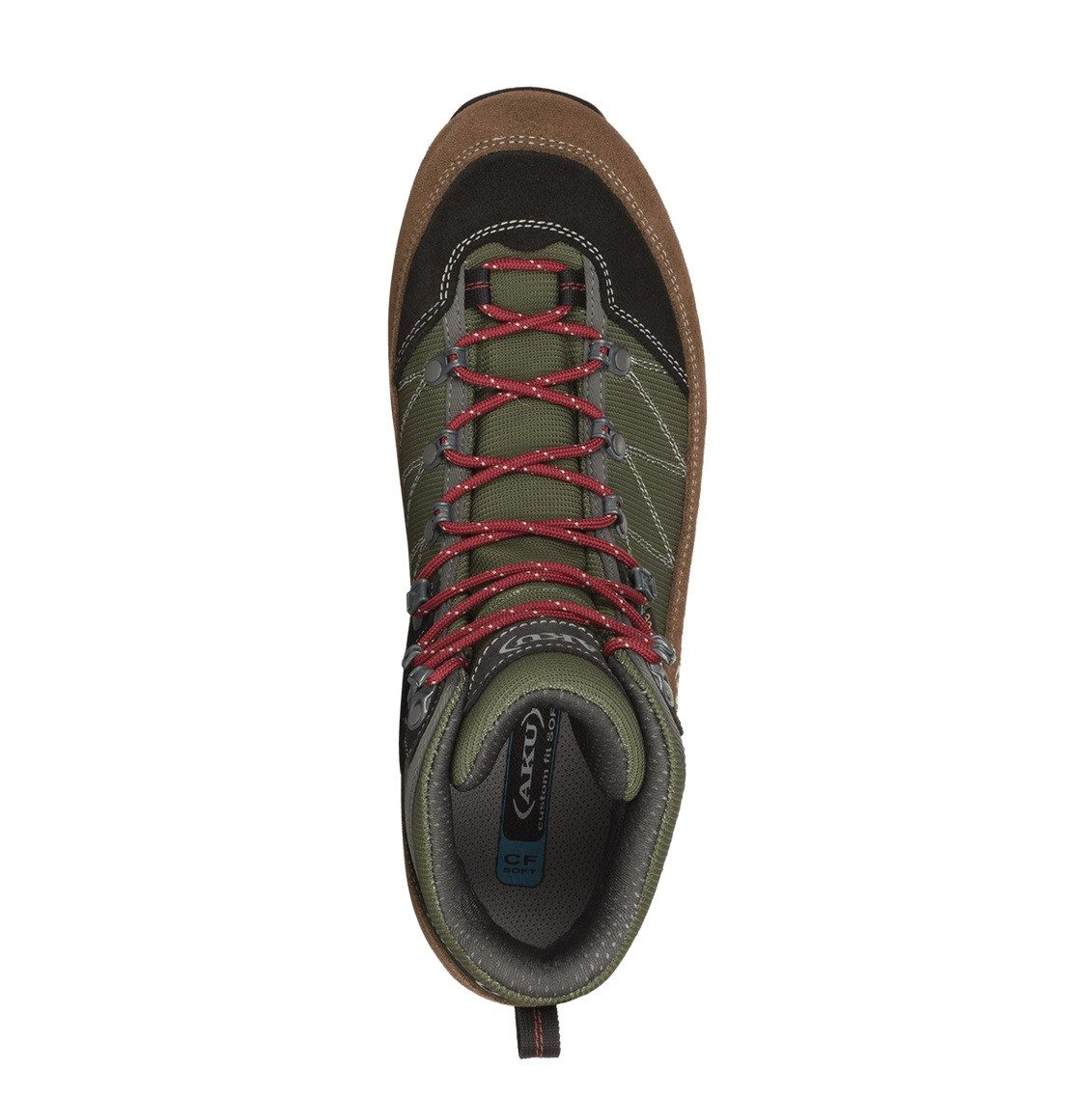 AKU Trekker Lite III Wide GTX (wasserdicht, weit) grün/braun Herren Wanderschuh