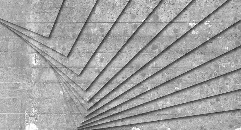 Architects Paper Fototapete Atelier 47 Concrete Art 2, glatt, Steinoptik, (5 St), Vlies, Wand, Schräge, Decke