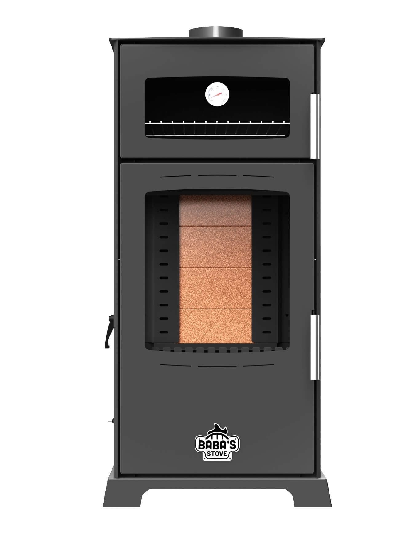 Baba's Kaminofen Gold Plus Hybridofen Pellets günstig online kaufen