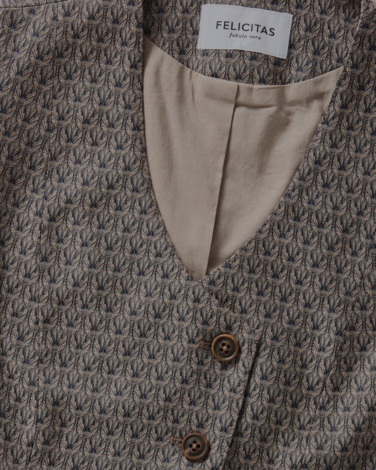 FELICITAS Trachtenweste Jacquard-Weste Wanessa