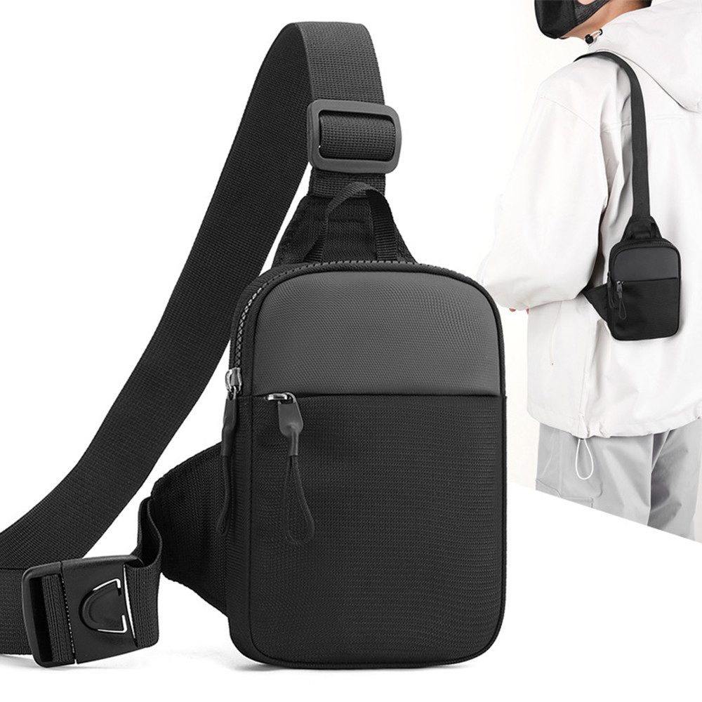Cachito Schultertasche Anti-Diebstahl Schultertasche Brusttasche Sling Chest Crossbody Bag (Umhängetasche Herren Damen Männer Handtaschen), Leicht, praktisch für Alltag, Reisen und Outdoor