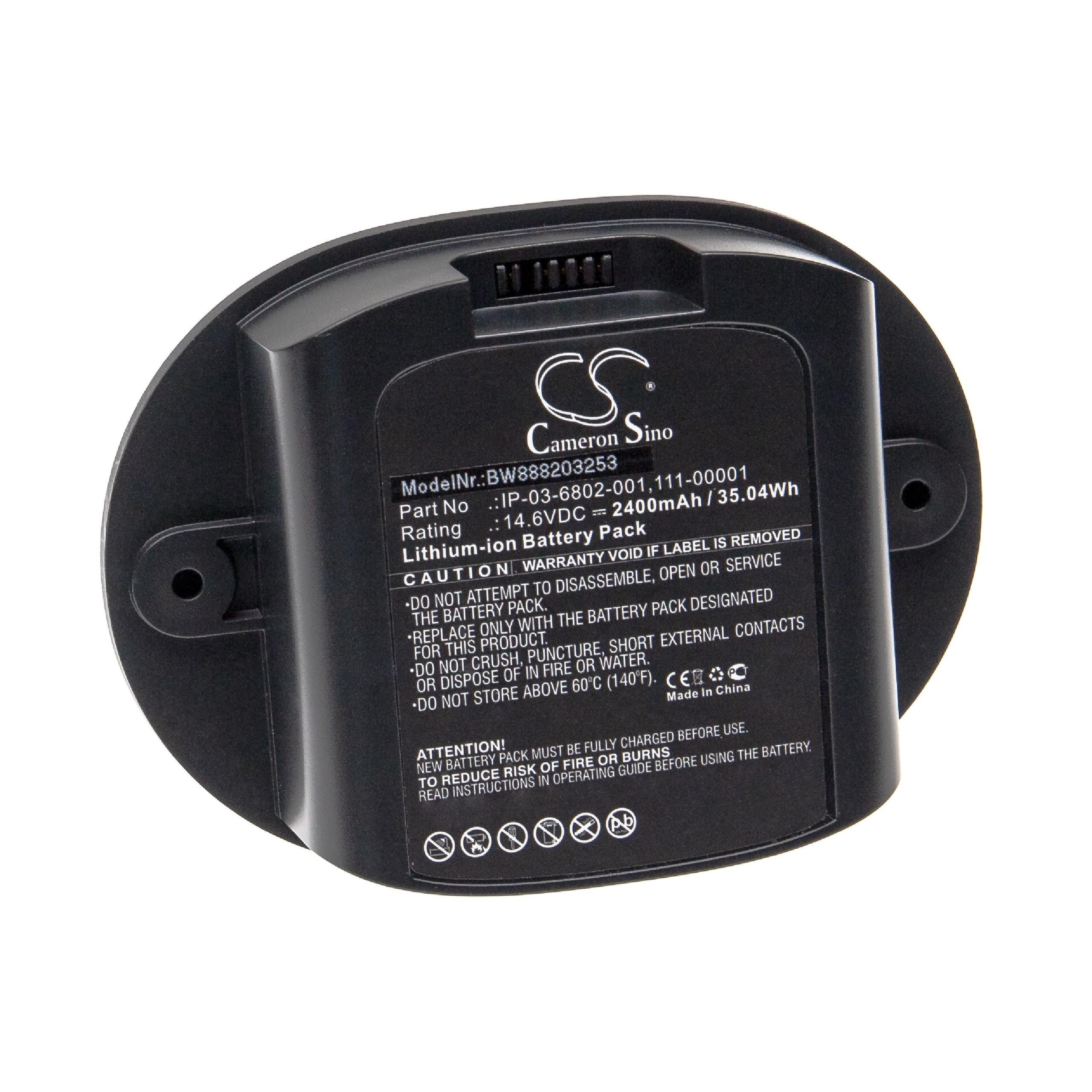 vhbw Ersatz für Sonos IP-03-6802-001, 111-00001 für Akku Li-Ion 2400 mAh (14,6 V)