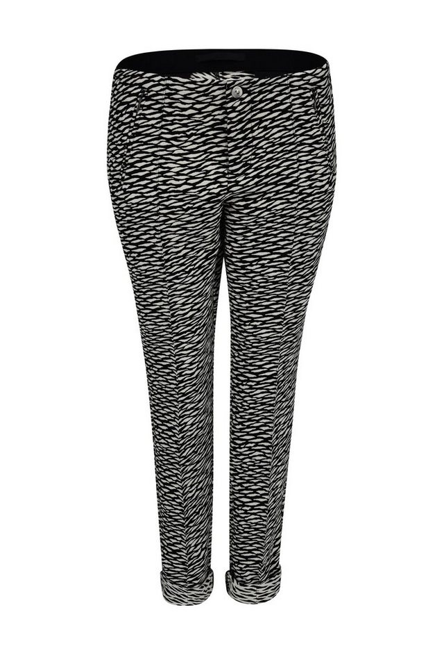 MAC Stretch-Jeans MAC ANNA Zip New black white fusion 5293-00-0429