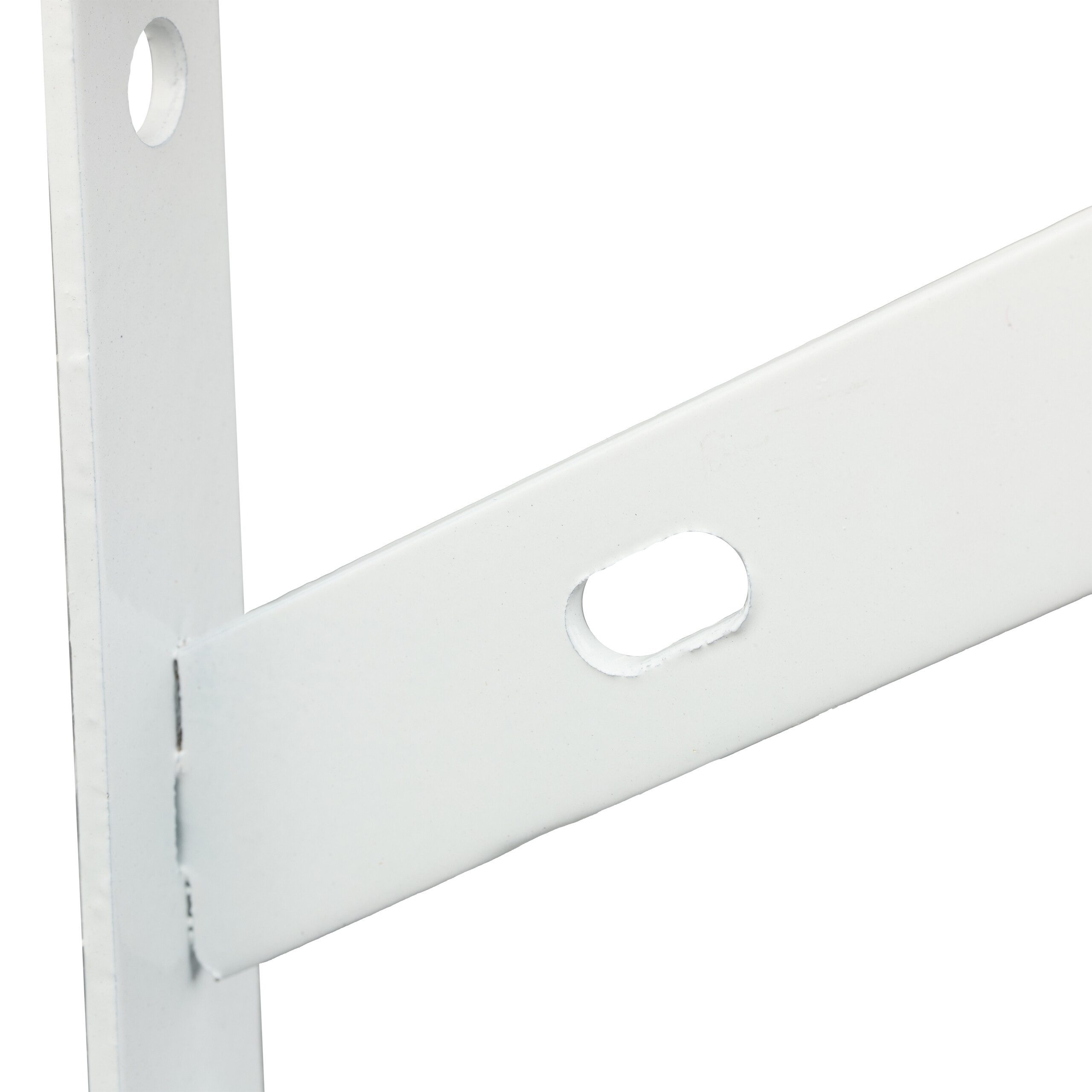 relaxdays Wandregalhalter Regalträger 6er Set, weiß