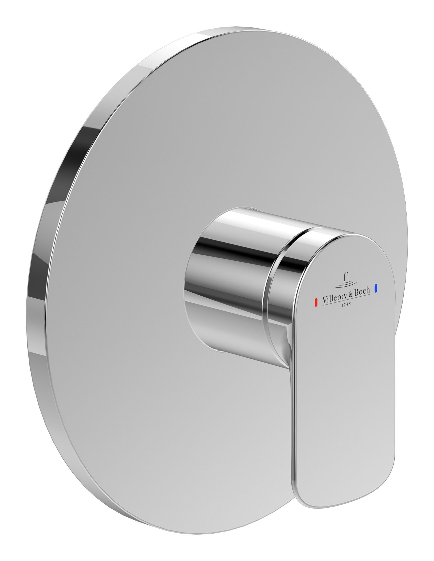 Villeroy & Boch Unterputzarmatur O.novo Unterputz-Einhebel-Armatur, Wandmontage - Chrom