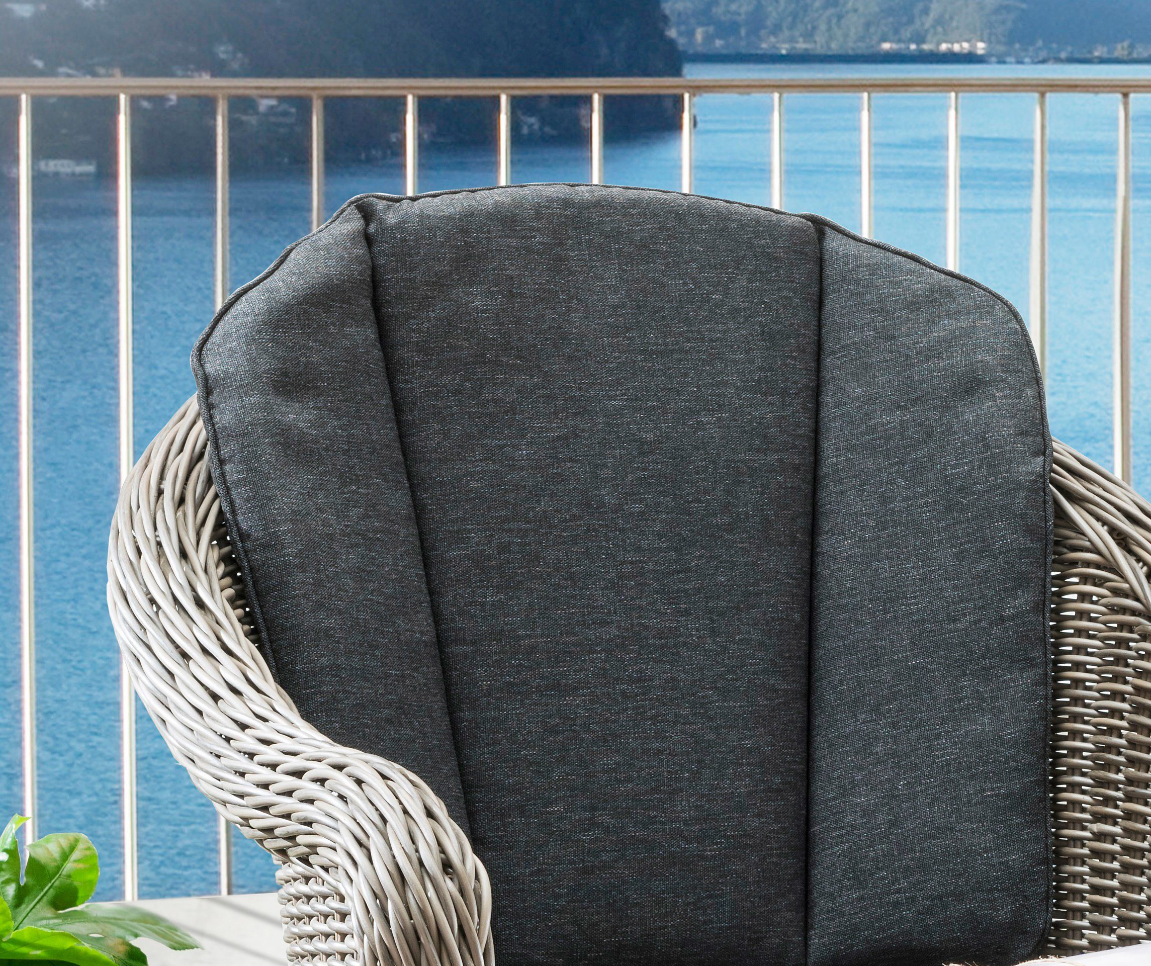 Destiny Gartensessel MALAGA (Set, 2-St), Aluminium, Polyrattan, inkl. Aufla günstig online kaufen