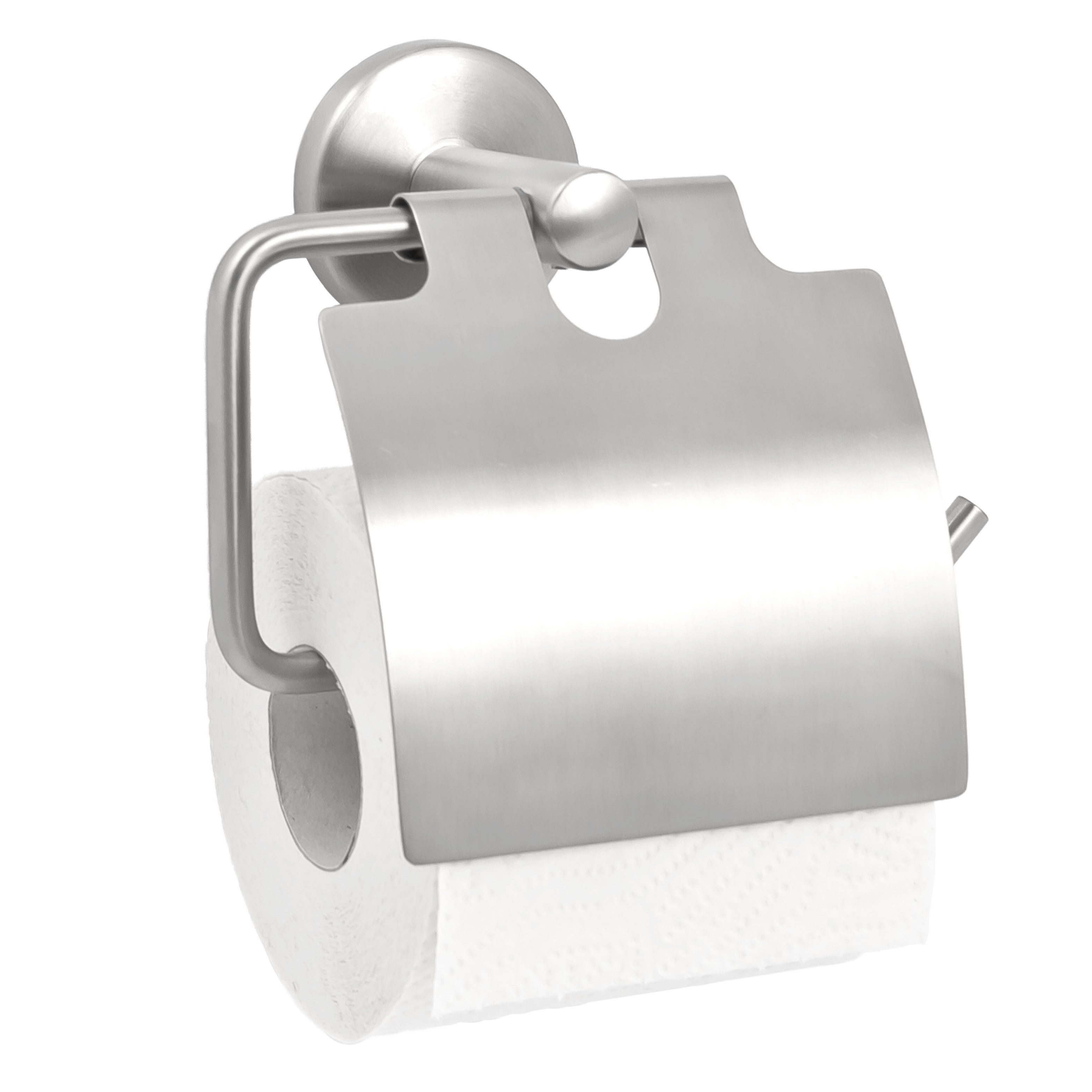 bremermann Toilettenpapierhalter Bad-Serie PIAZZA - mit Blende, Edelstahl m günstig online kaufen