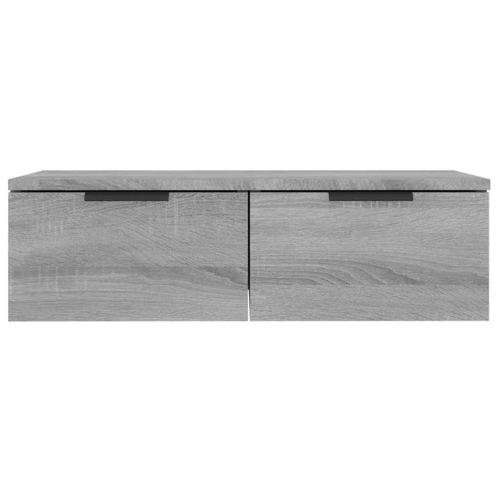 Regal Wandschrank 1-tlg. Grau Sonoma 68x30x20 vidaXL cm Holzwerkstoff,