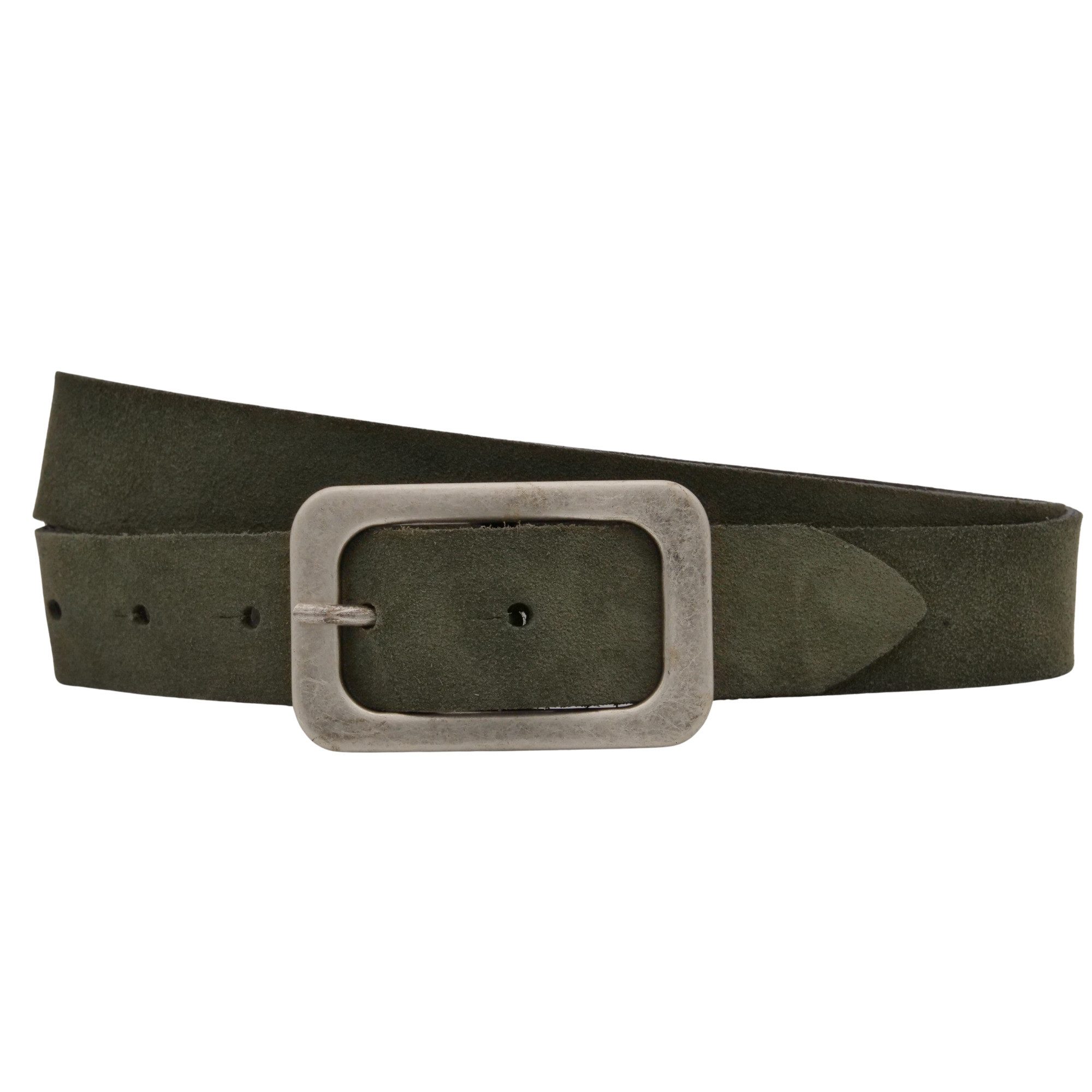 Ledergürtel AnnaMatoni Damen Ledergürtel in hochwertigem Velour Leder 3cm