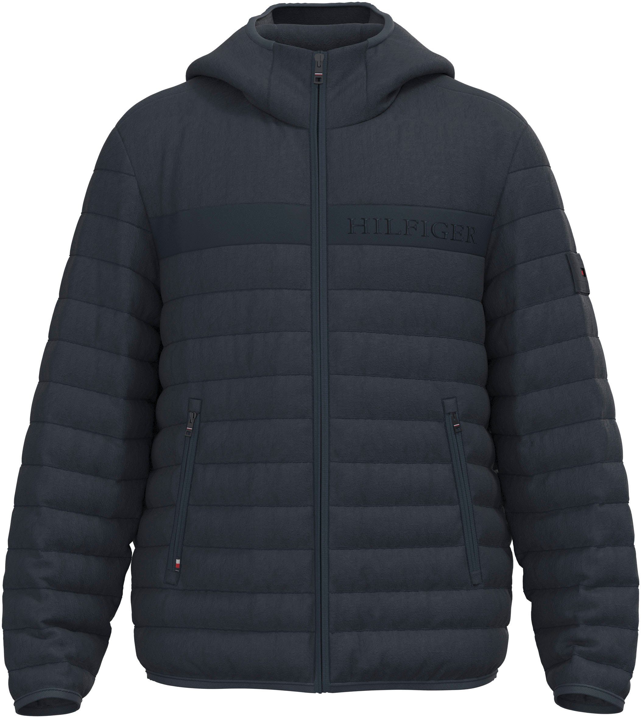 Tommy Hilfiger Steppjacke GMD PADDED HOODED JACKET im hochgeschlossenen Design Desert Sky