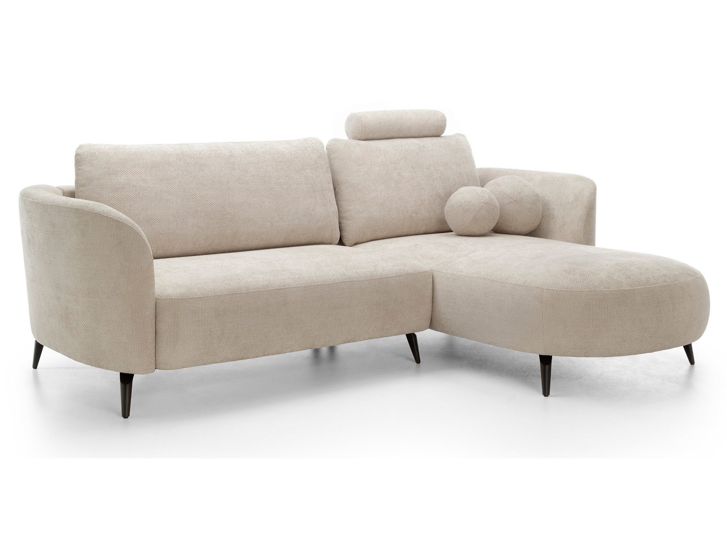 Goldstoff Ecksofa Zenit – L-Form Sofa günstig online kaufen