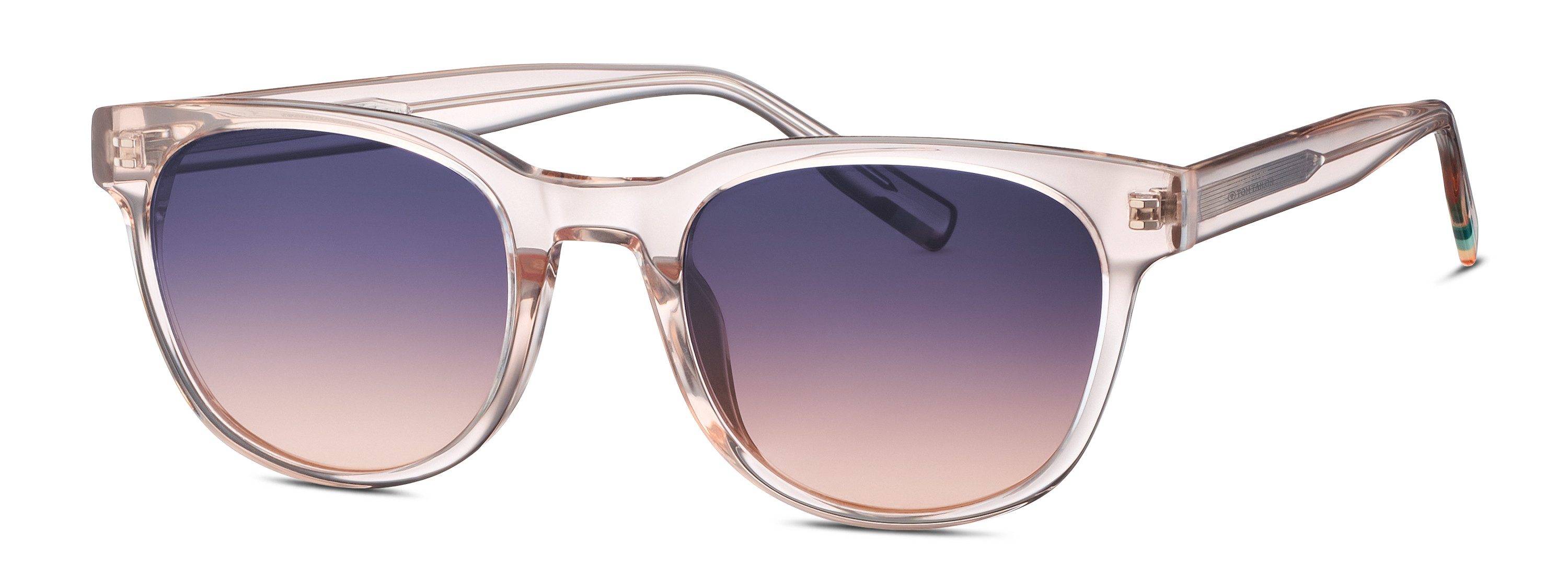TOM TAILOR Sonnenbrille Modell 676018 Form Karree/Soft, Logoschriftzug auf Bügel, Kunststofffassung
