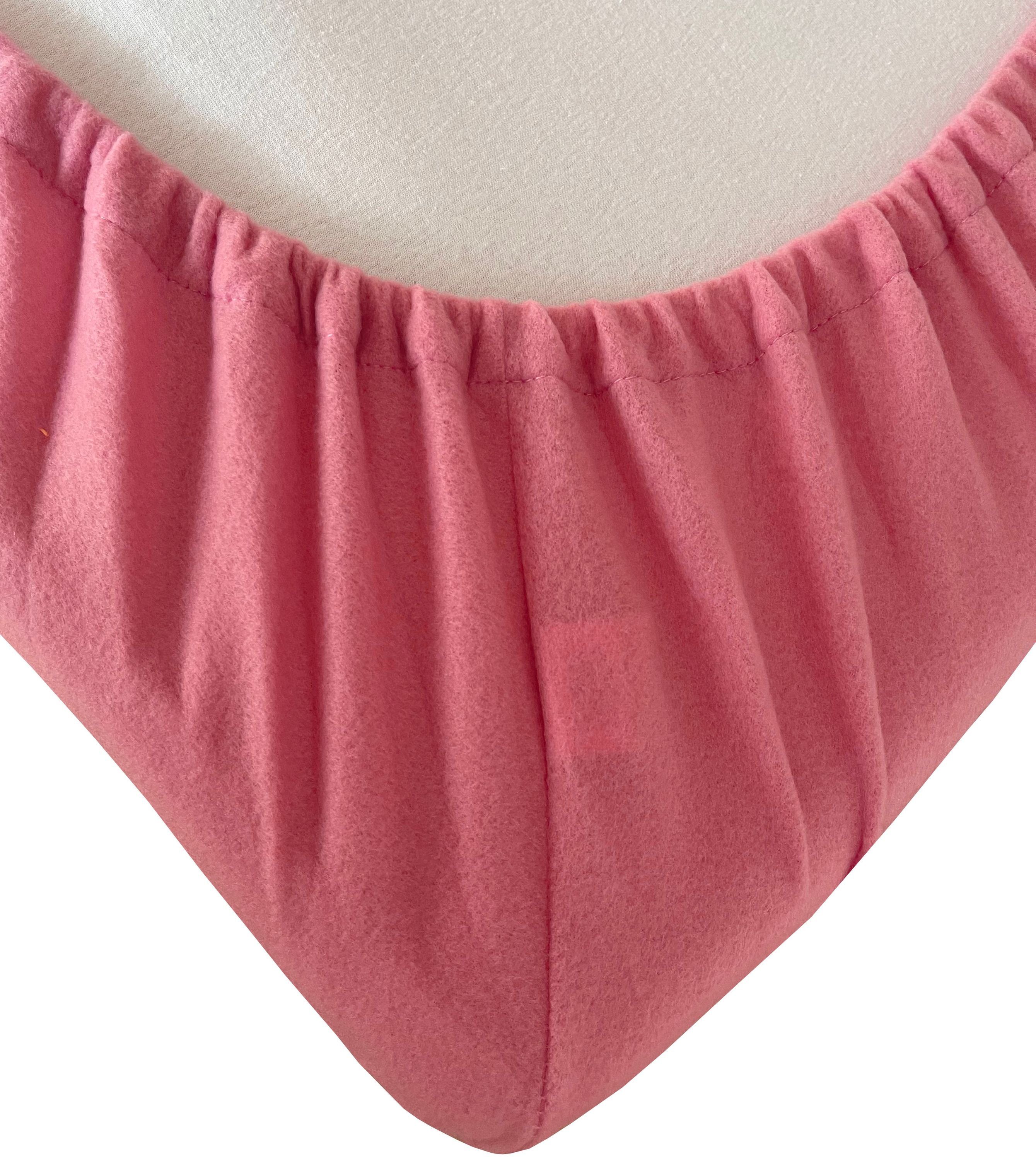 Leonado Vicenti Spannbettlaken Winter flauschig warm, Microfaser-Fleece, Gu günstig online kaufen