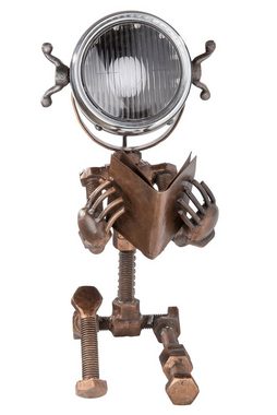 GILDE Tischleuchte GILDE Lampe Reading - kupfer - H. 38cm x B. 20cm