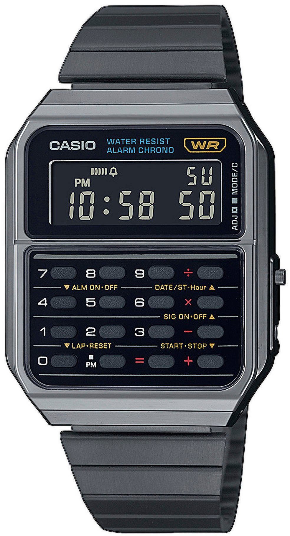 CASIO VINTAGE Gehäuse Chronograph Gehäuse ca. mm CA-500WEGG-1BEF, 43/34 Resin, aus