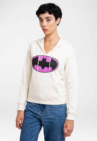 LOGOSHIRT Kapuzensweatshirt Batman-Logo mit lizenziertem Print