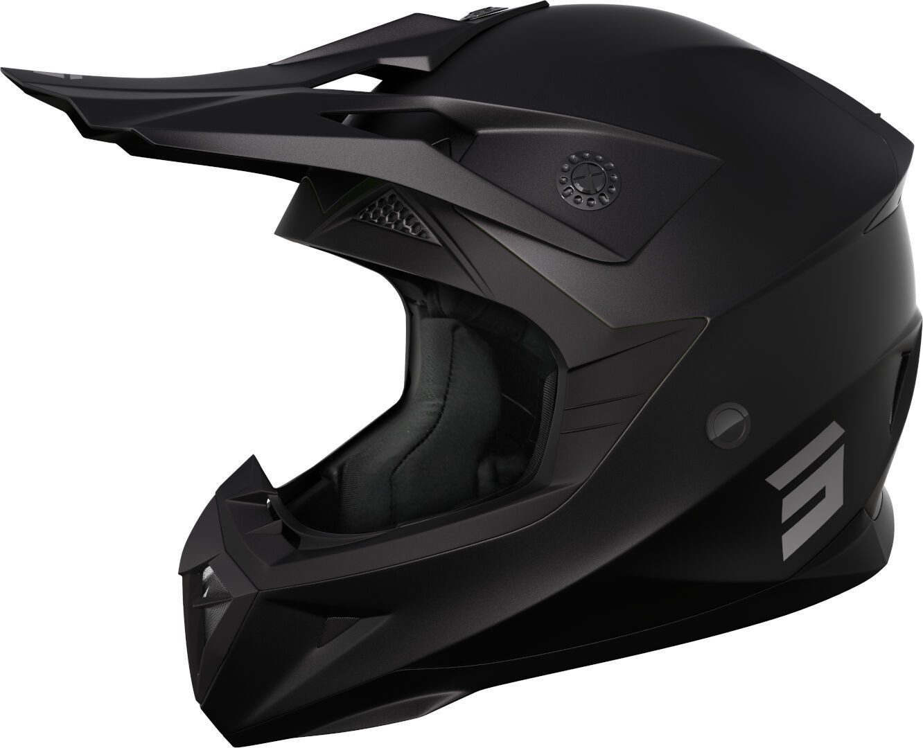 Motocrosshelm Pulse Kid Solid Kinder Motocross Helm