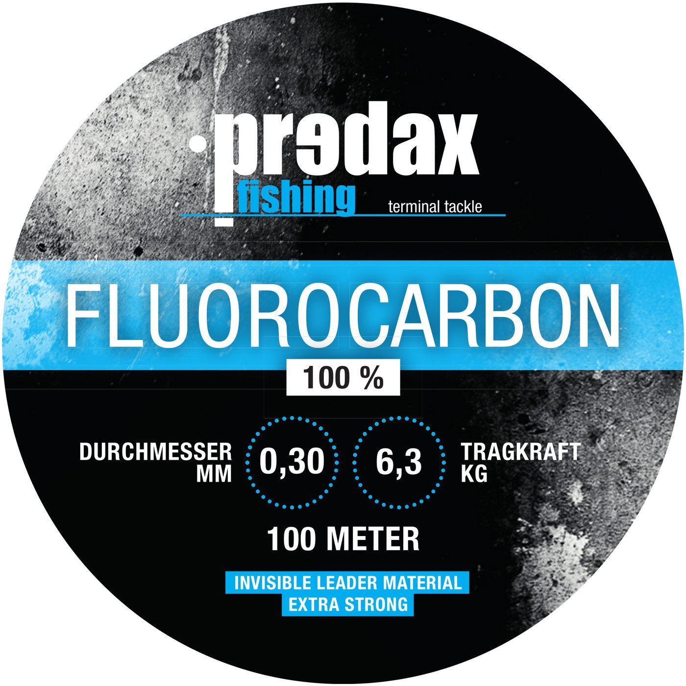 Predax Angelschnur Predax Fluorocarbonschnur 0,30mm 6,3kg - 100m Fluorocarbon Schnur, (100-St)