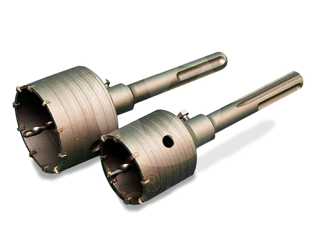 VaGo-Tools Betonbohrer Bohrkrone Dosenbohrer Bohrer 80+65mm SDS Max Set