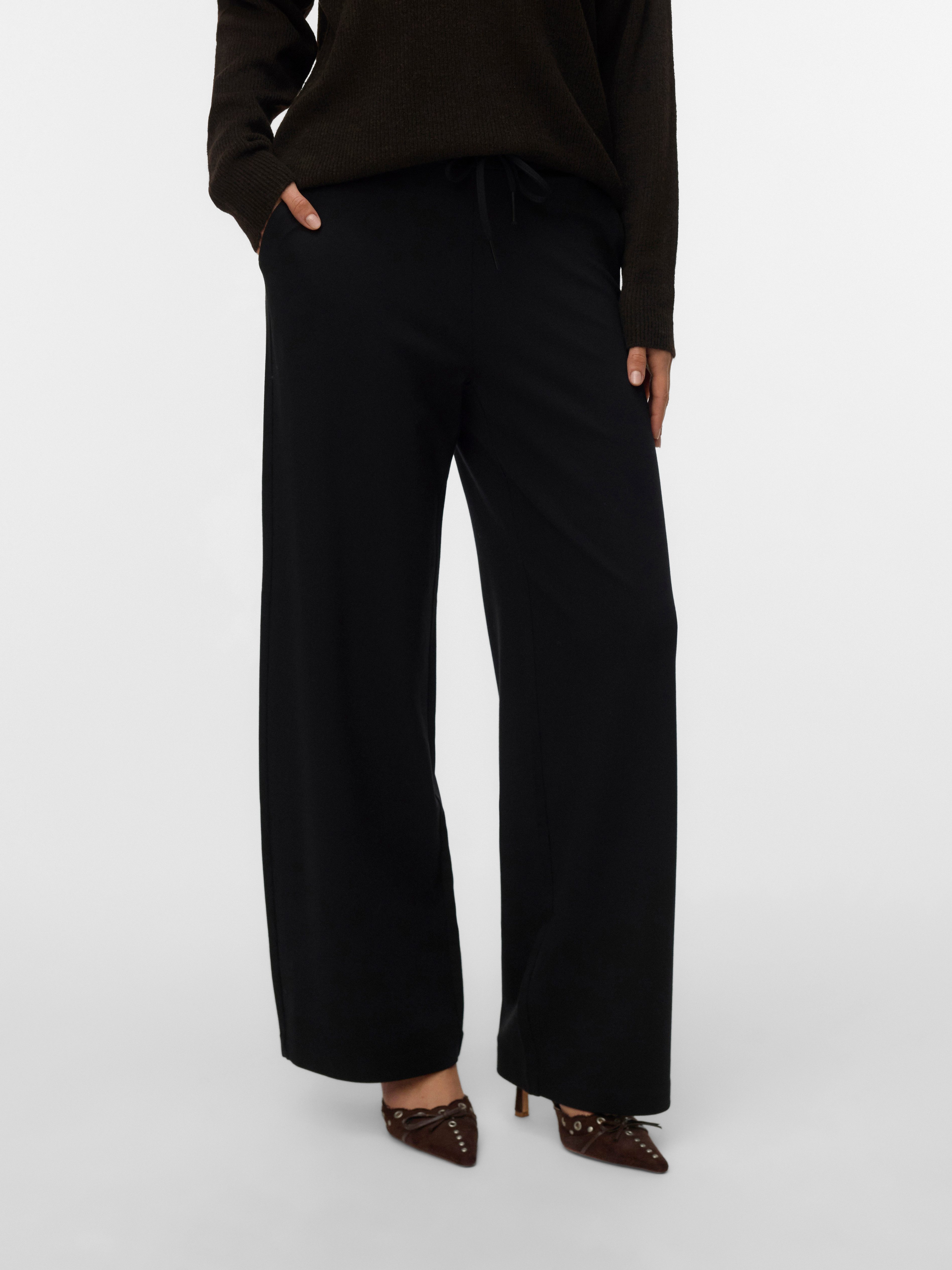 Vero Moda Schlupfhose VMEVA MW WIDE STRING PANT NOOS günstig online kaufen