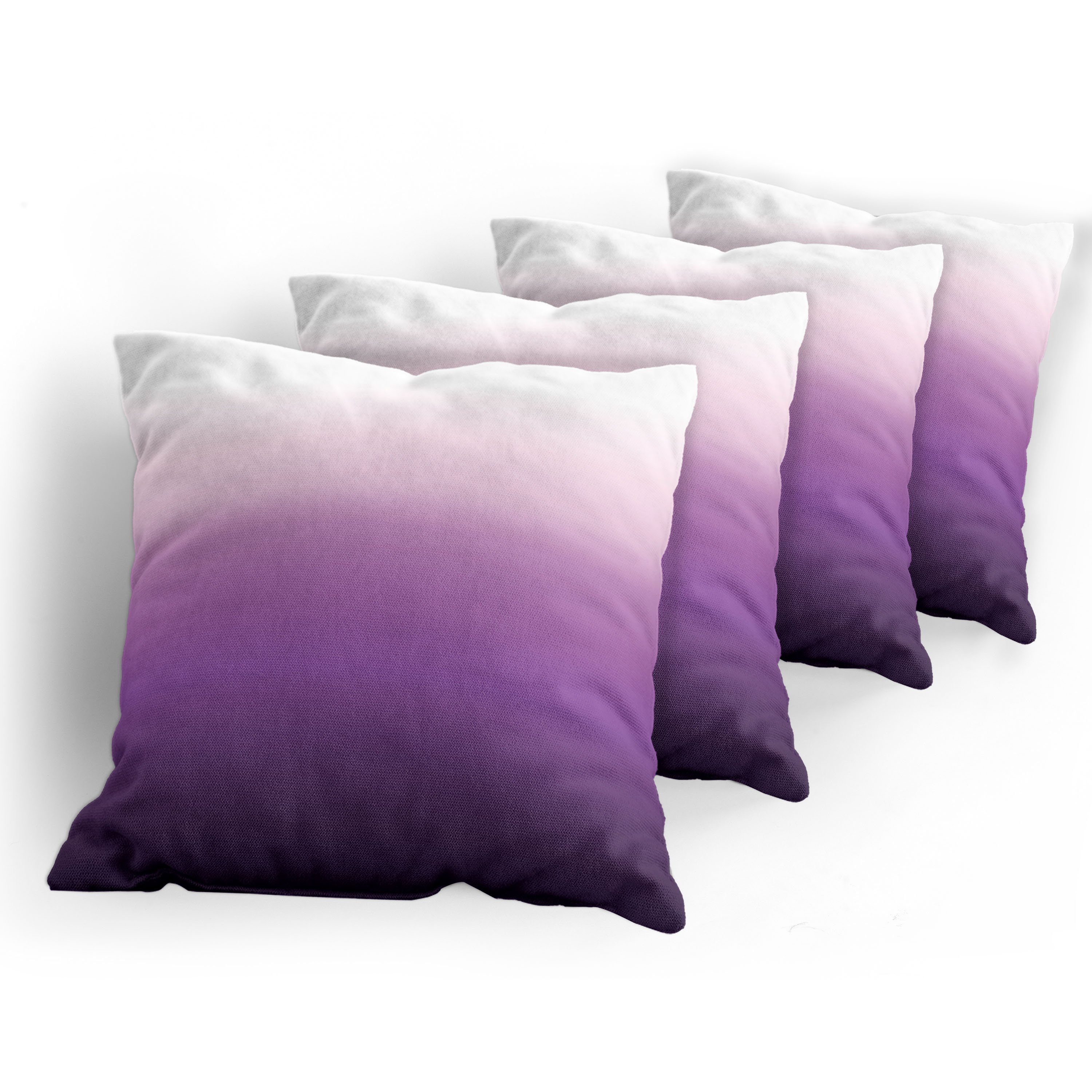 Abakuhaus Kissenbezüge Modern Accent Doppelseitiger Digitaldruck, (4 Stück), Ombre Abstrakt Tone Moderne