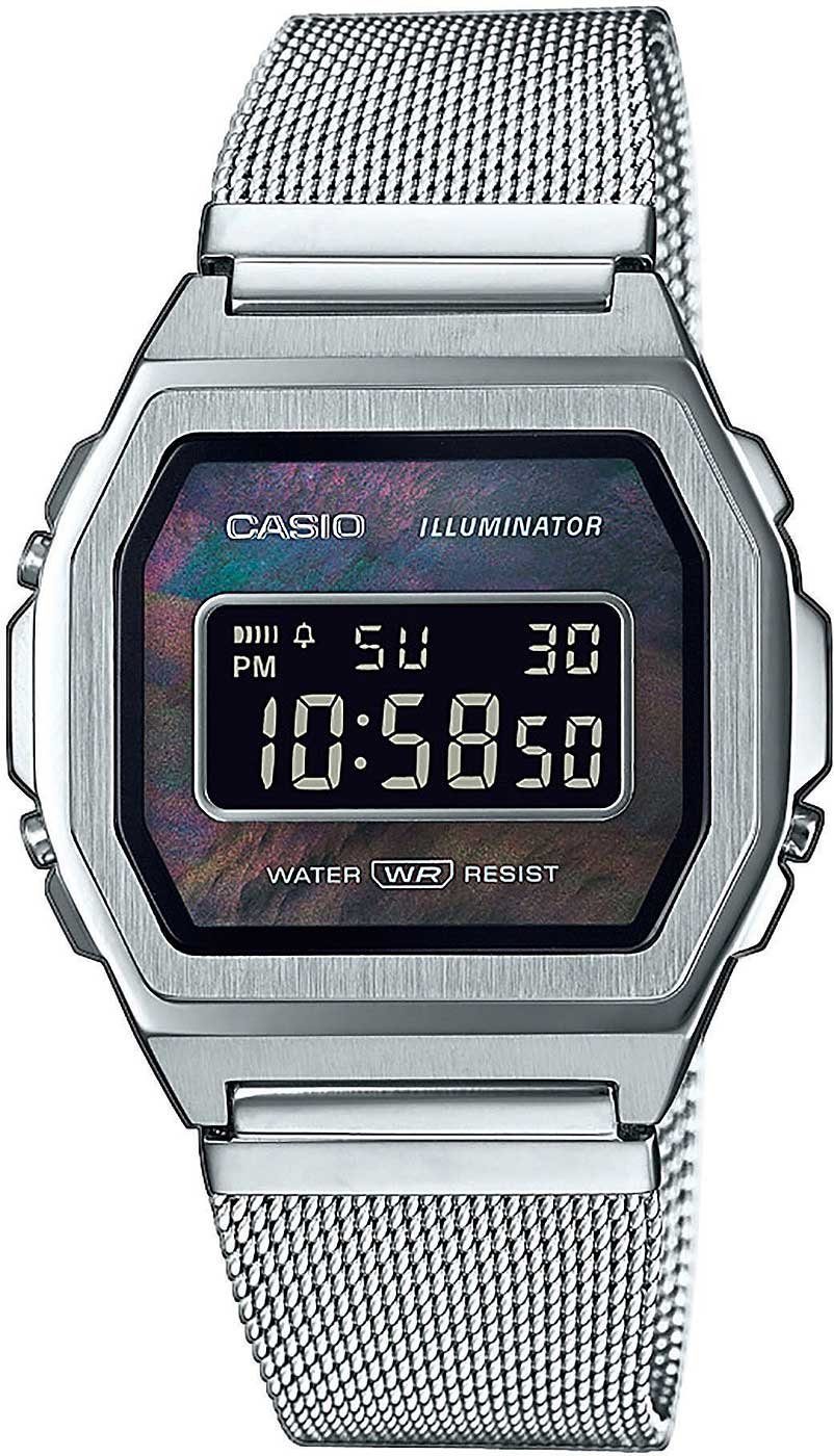 CASIO Quarzuhr Damenuhr - Serie: Casio Vintage - Casio Modell: A1000M-1BEF