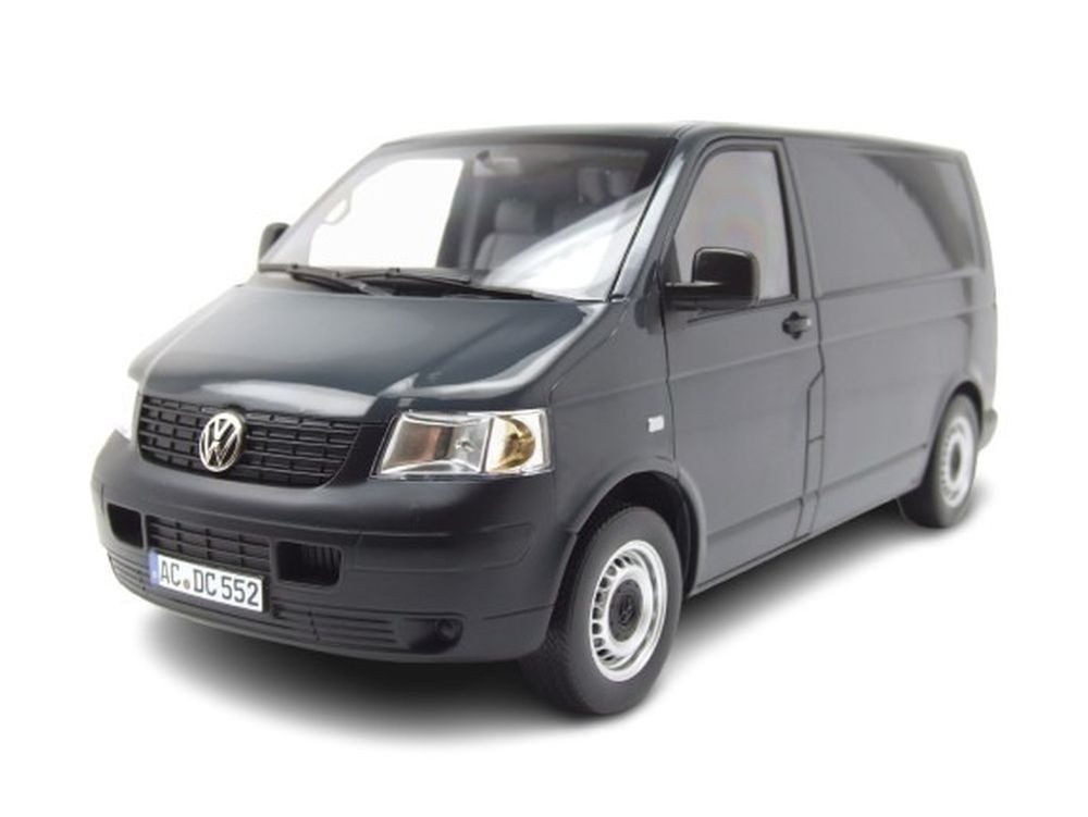 Norev Modellauto VW T5 Bus Transporter 2003 grau, Maßstab 1:18