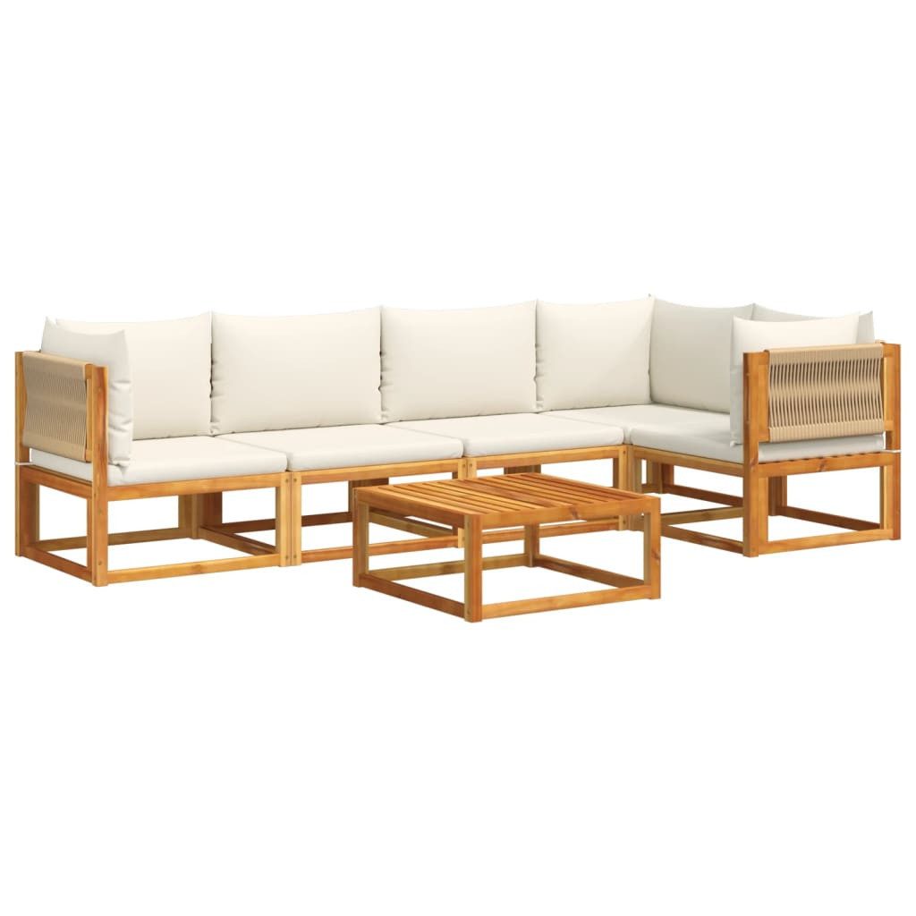 vidaXL Loungesofa 6-tlg. Gartensofa-Set mit Kissen günstig online kaufen