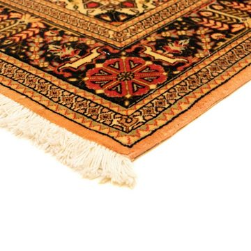 Teppich Täbriz 50 Raj Teppich handgeknüpft terrakotta, morgenland, rechteckig, Höhe: 7 mm, handgeknüpft