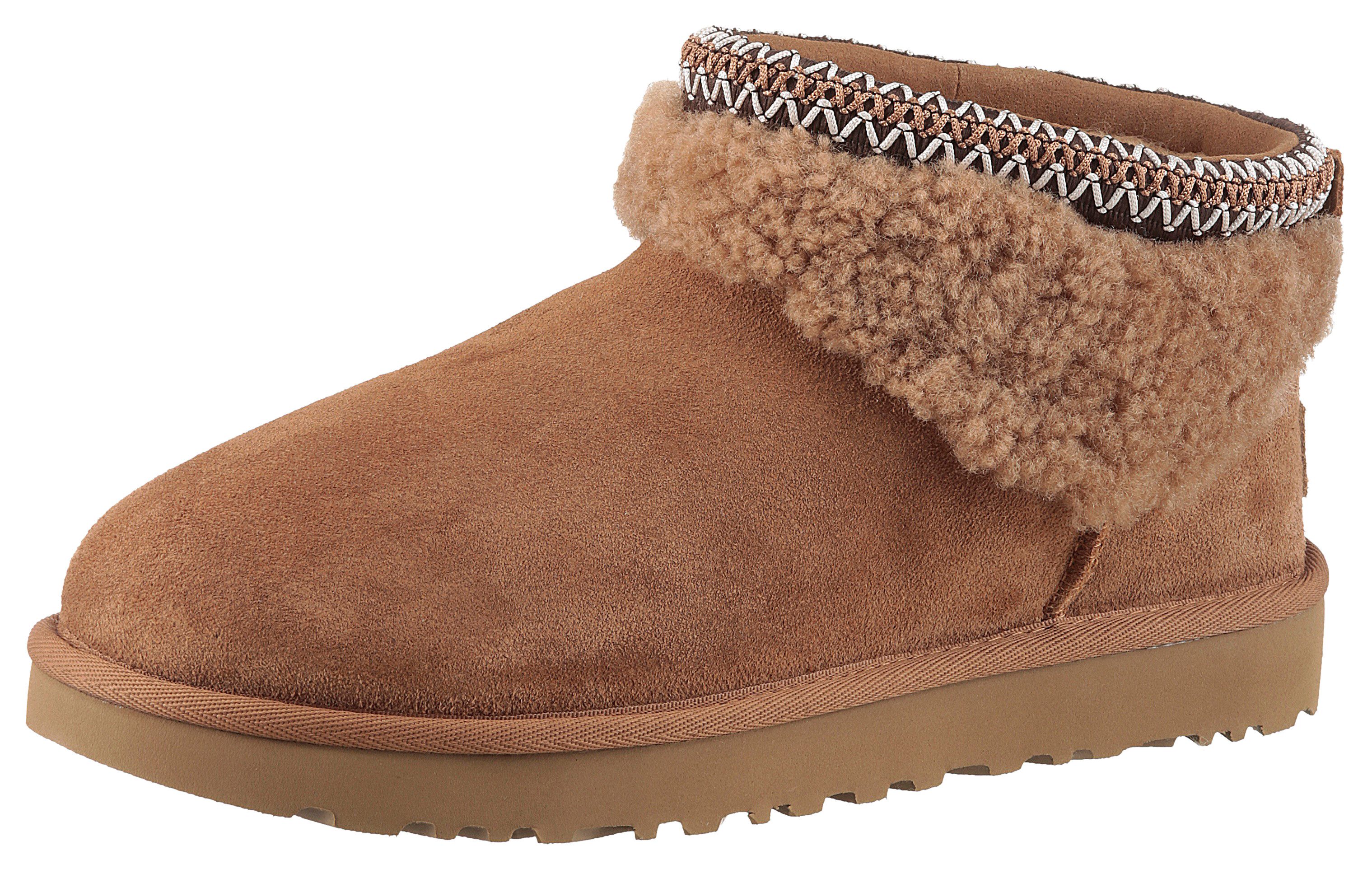 UGG CLASSIC ULTRA MINI MAXI CURLY Schlupfboots, Winterstiefel, Snowboots mi günstig online kaufen