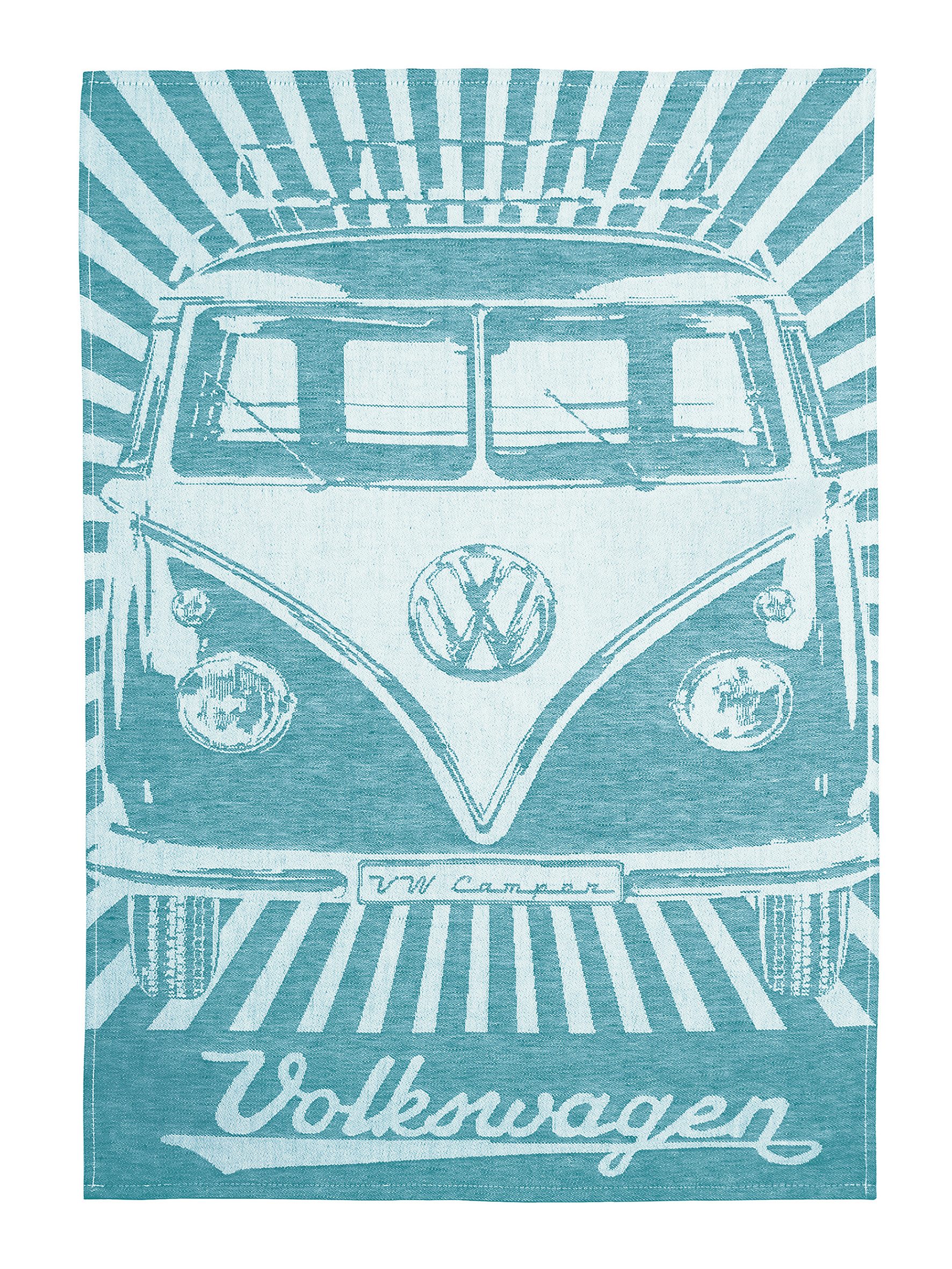 VW Collection by BRISA Geschirrtuch Volkswagen Küchentuch im T1 Bulli Bus Design, (2er-Set)