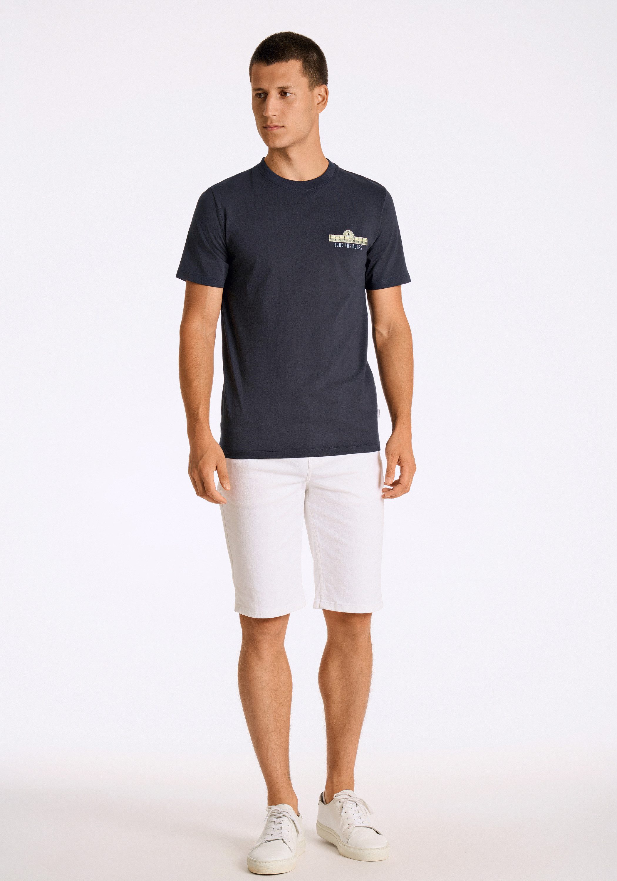 LINDBERGH Kurzarmshirt T-Shirt (Kurzarm) Relaxed Fit