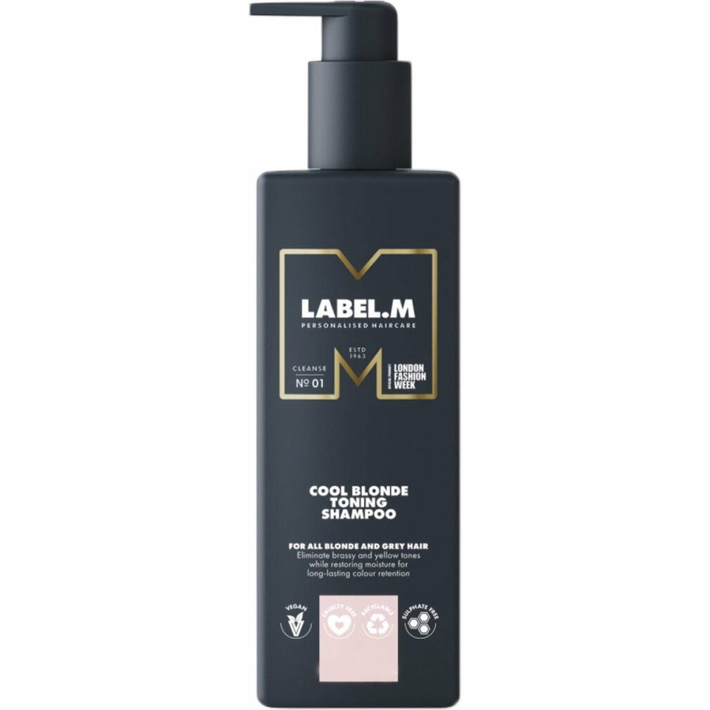 Label.m Haarshampoo Professional Kühles Blondes Toning Shampoo 1000ml
