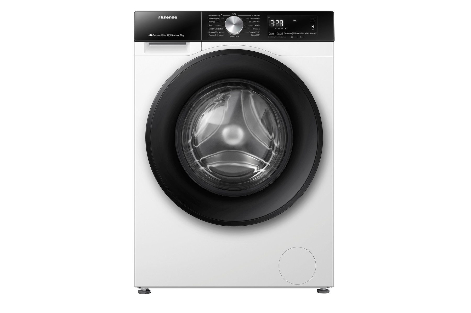 Hisense Waschmaschine 3S Serie WF3S9043BW3, 9 kg, 1400 U/min, Wifi-ConnectLife – Bild 4 von 5