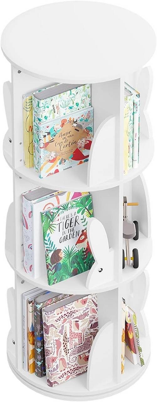 Woltu Kinderregal, 1-tlg., Bücherregal Kinder, drehbar, 360° drehbar günstig online kaufen