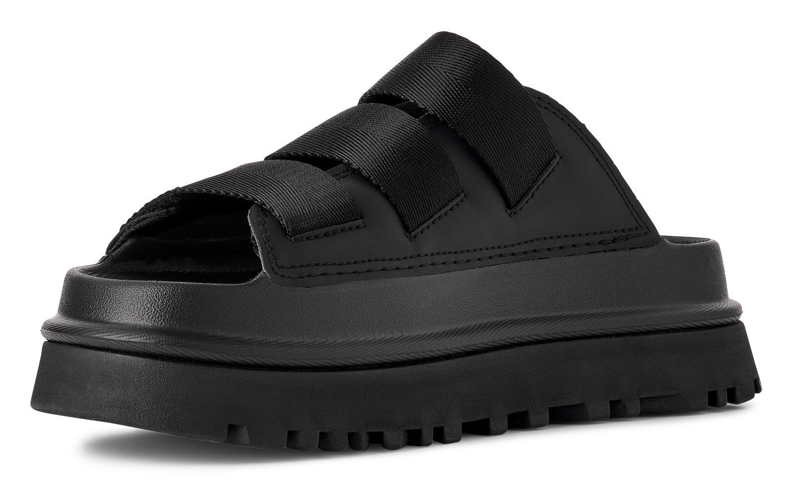 UGG GOLDENGLOW SLIDE Pantolette, Plateauschuh, Sandale, günstig online kaufen