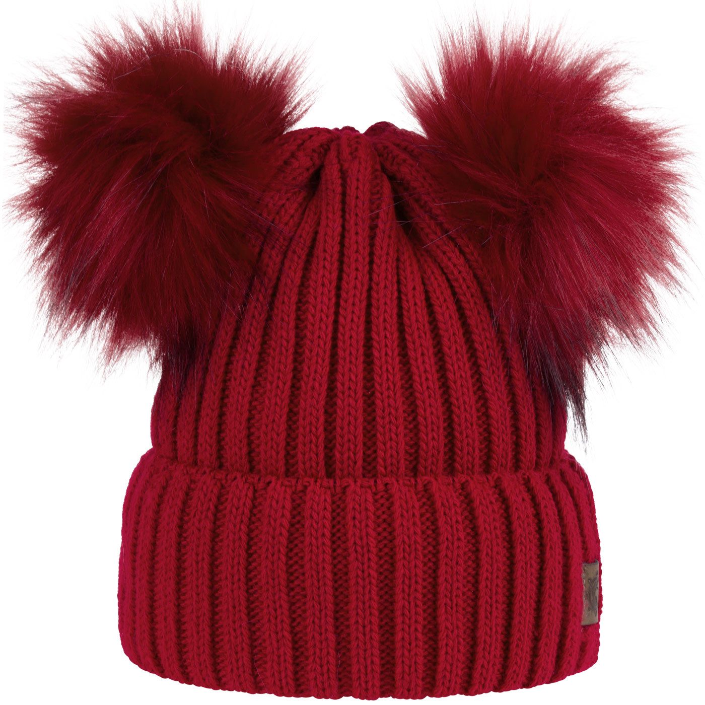 compagno Bommelmütze (1-St) Kindermütze Bommelmütze Wintermütze Beanie Mädchen Grobstrick