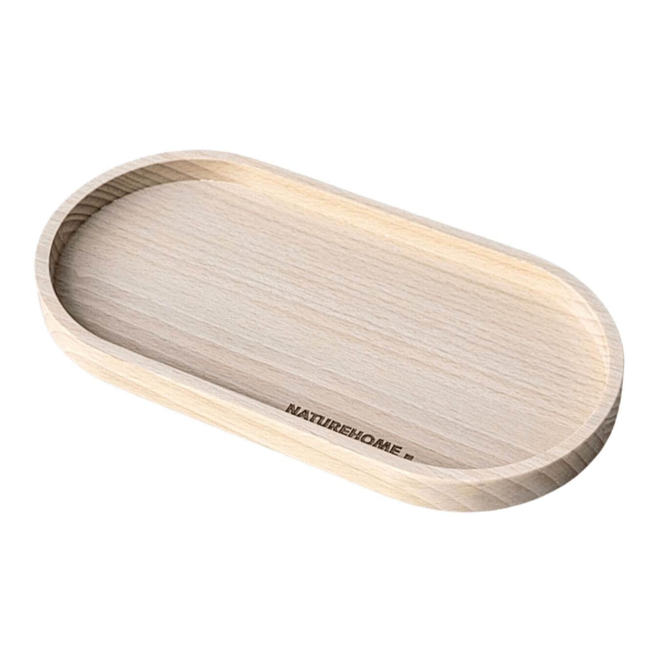 NATUREHOME Tablett NH-J Tablett Buche klein 20x10x1,5cm, Buchenholz, (1-tlg), nachhaltig, pflegeleicht, handarbeit
