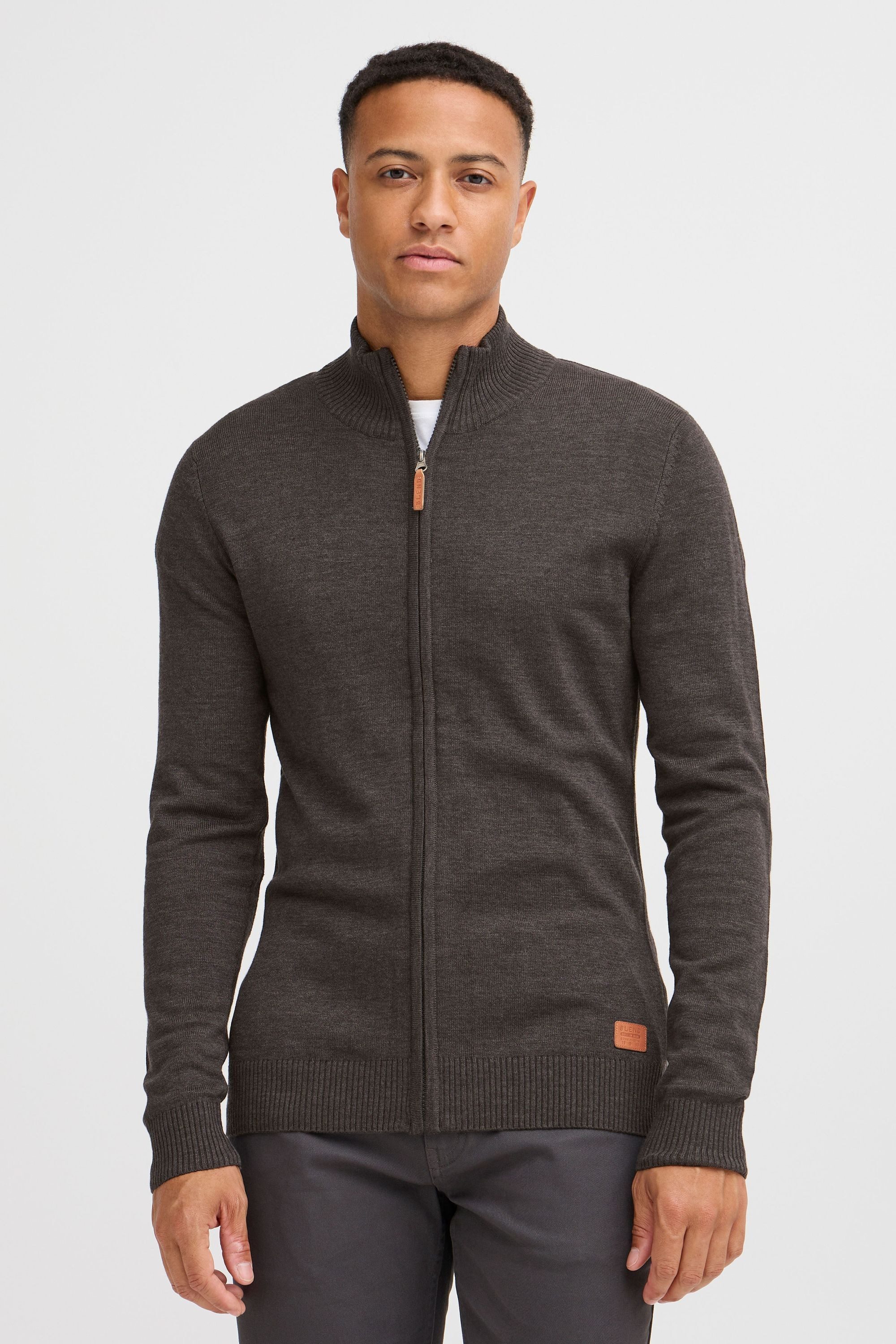 Blend Strickjacke BHNorman Bequeme Feinstrick-Jacke mit Stehkragen und elas günstig online kaufen