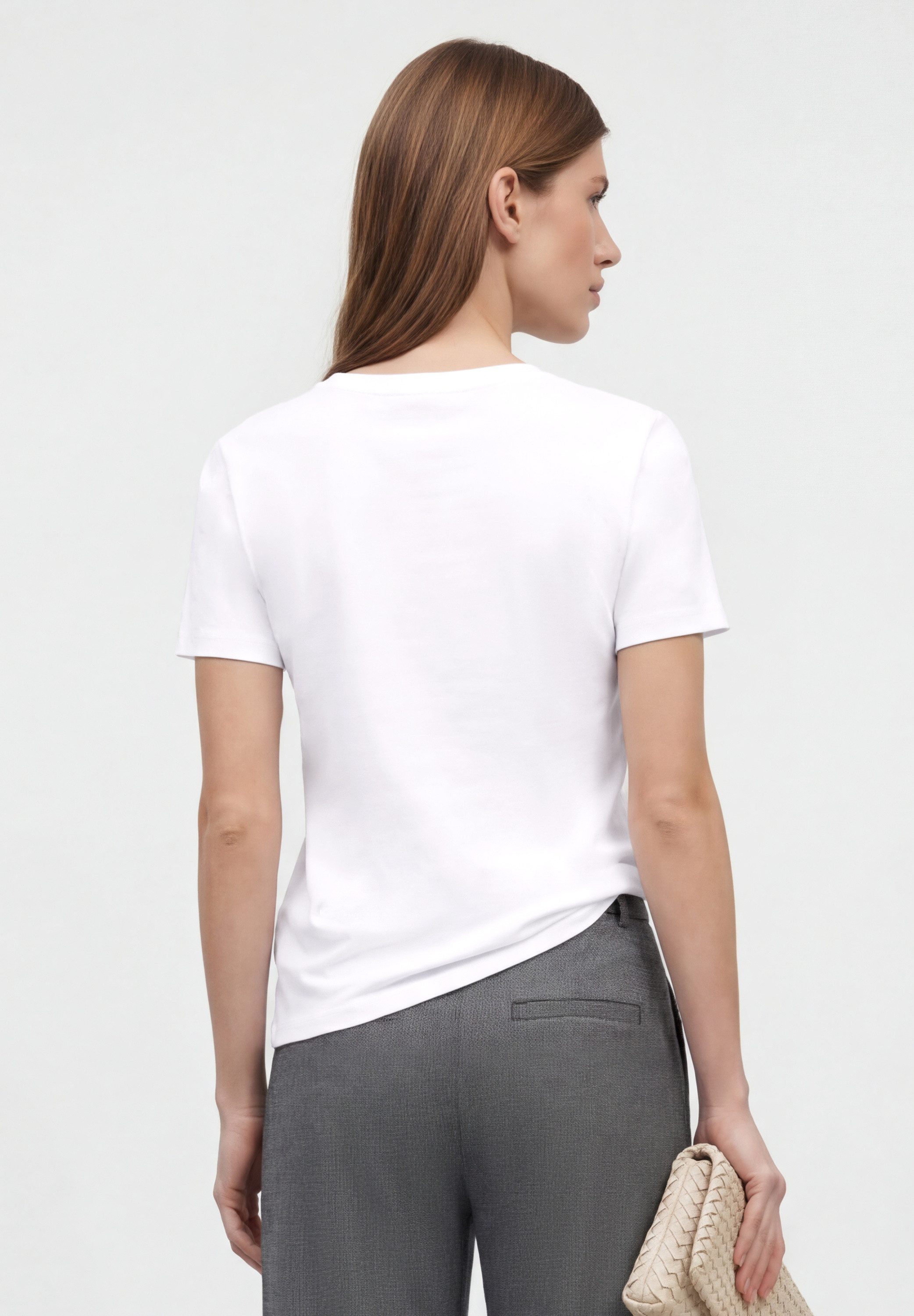 STREET ONE T-Shirt aus reiner Baumwolle günstig online kaufen