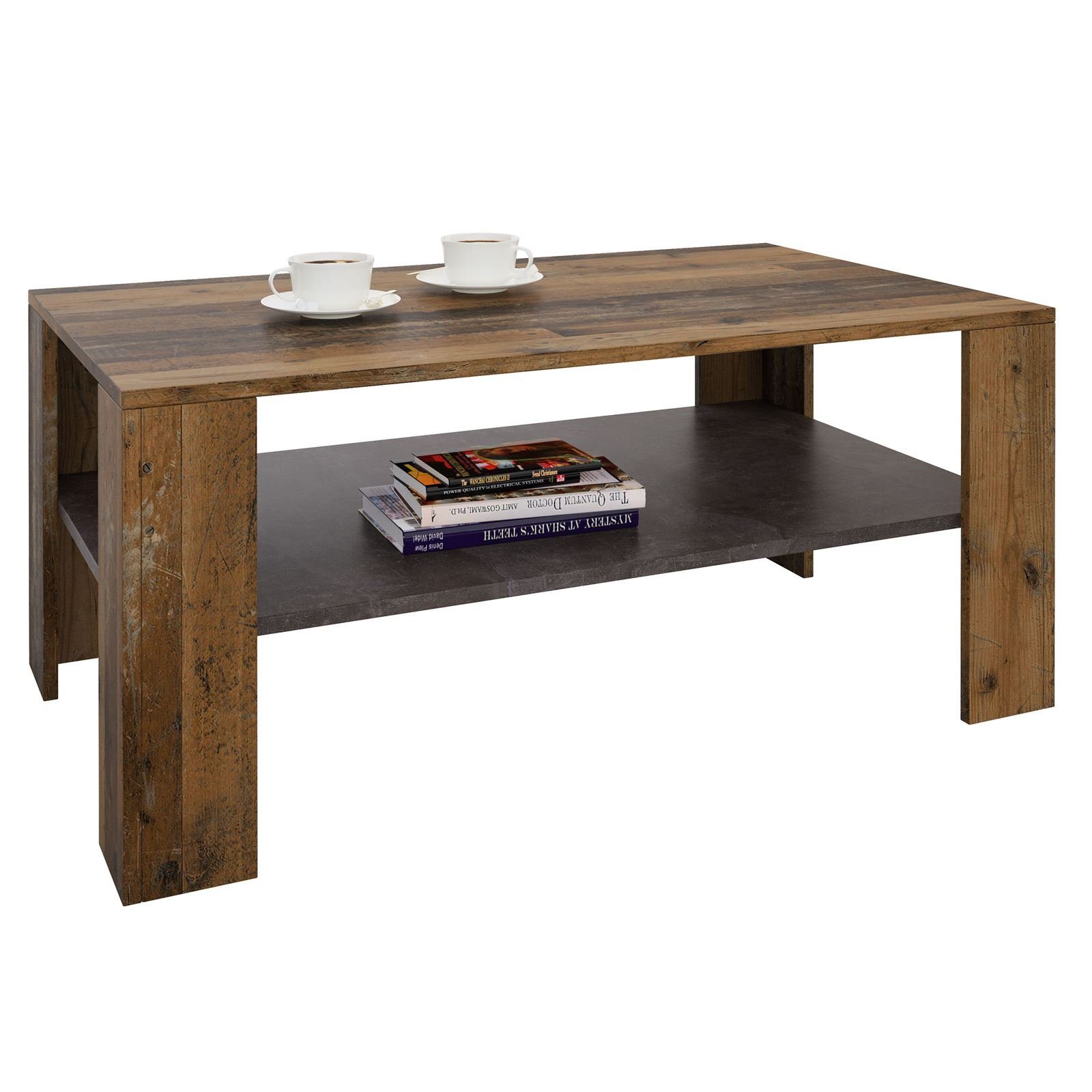 CARO-Möbel Couchtisch ANIMO, Couchtisch Wohnzimmer Beistell Sofa 100 x 60 c günstig online kaufen