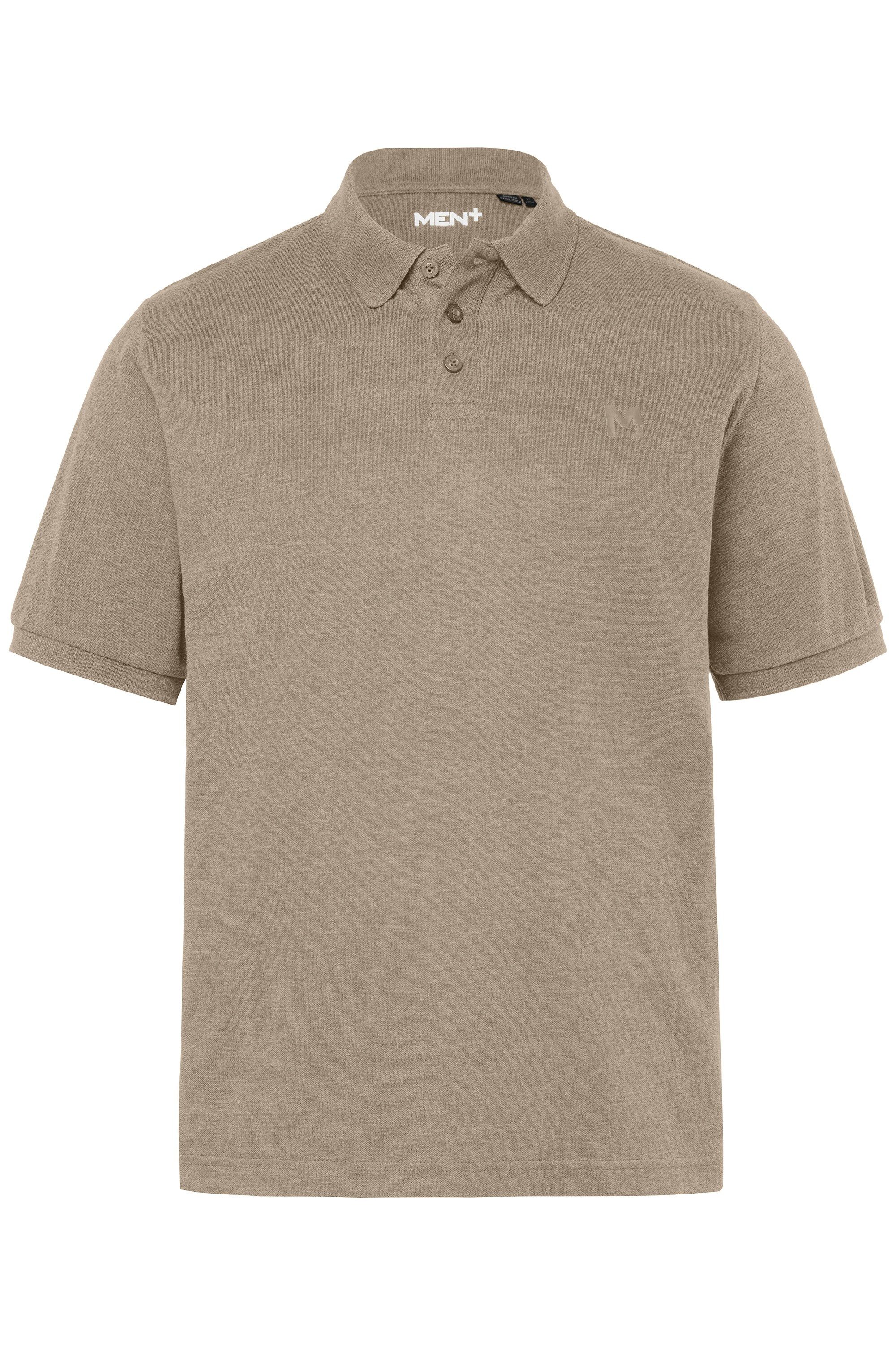 Men Plus Poloshirt Men+ Poloshirt Basic Piqué Halbarm bis 8 XL