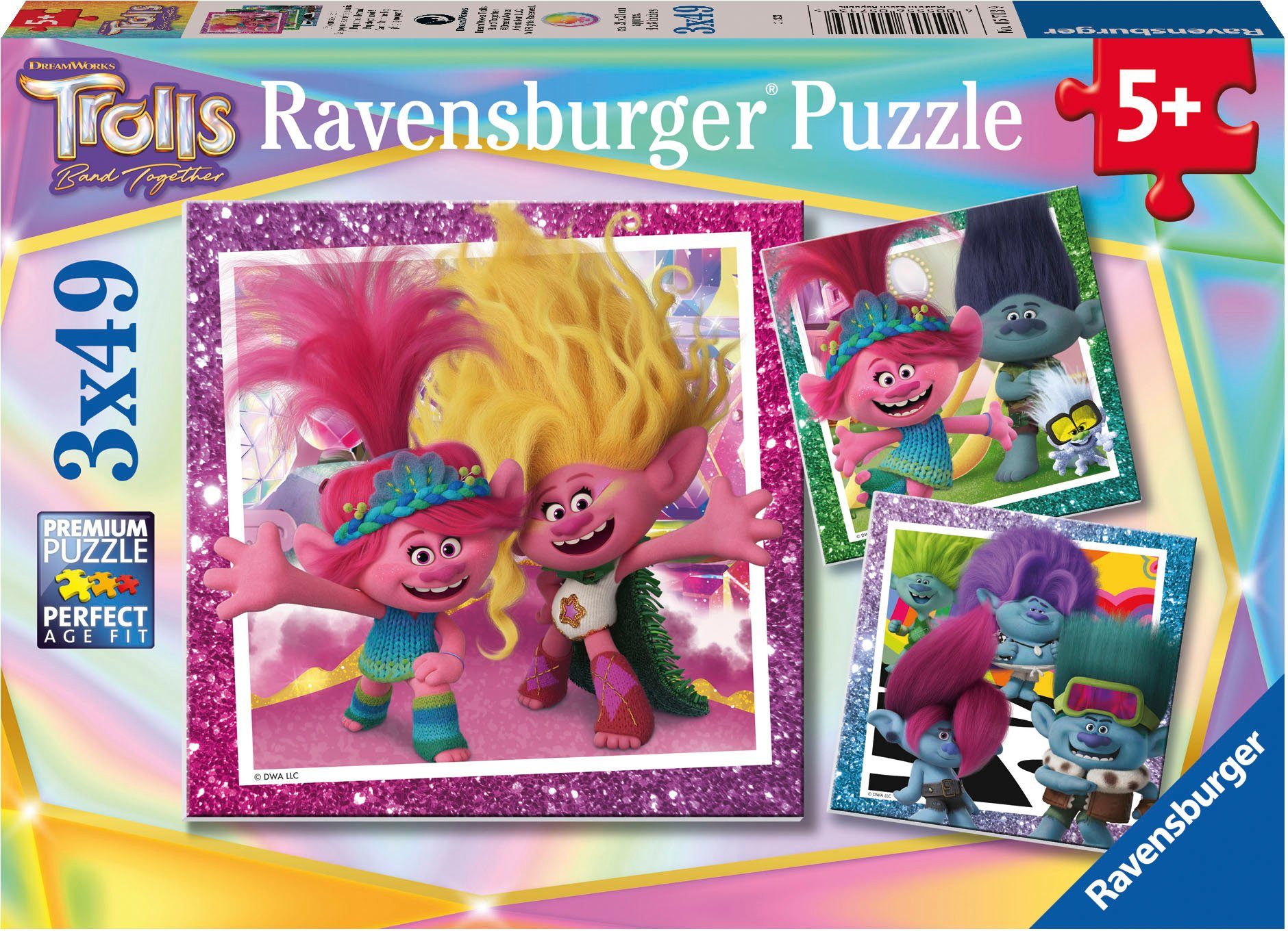 Ravensburger Puzzle Trolls 3, 147 Puzzleteile, Made in Europe; FSC® - schützt Wald - weltweit