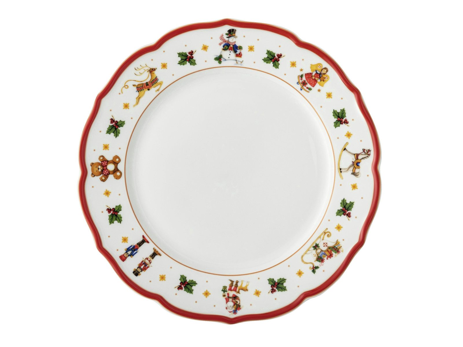 Hutschenreuther Speiseteller Happy Wintertime Red Тарелки flach 27cm, Тарелки Flach