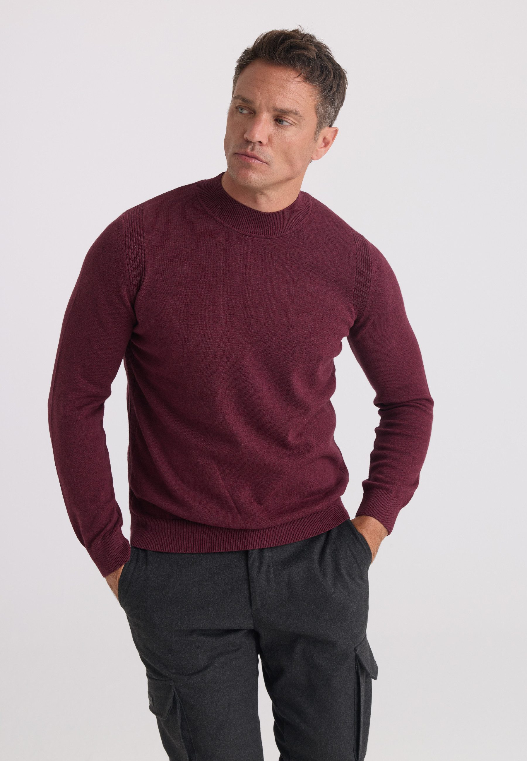 Felix Hardy Rollkragenpullover Pullover mit Stehkragen